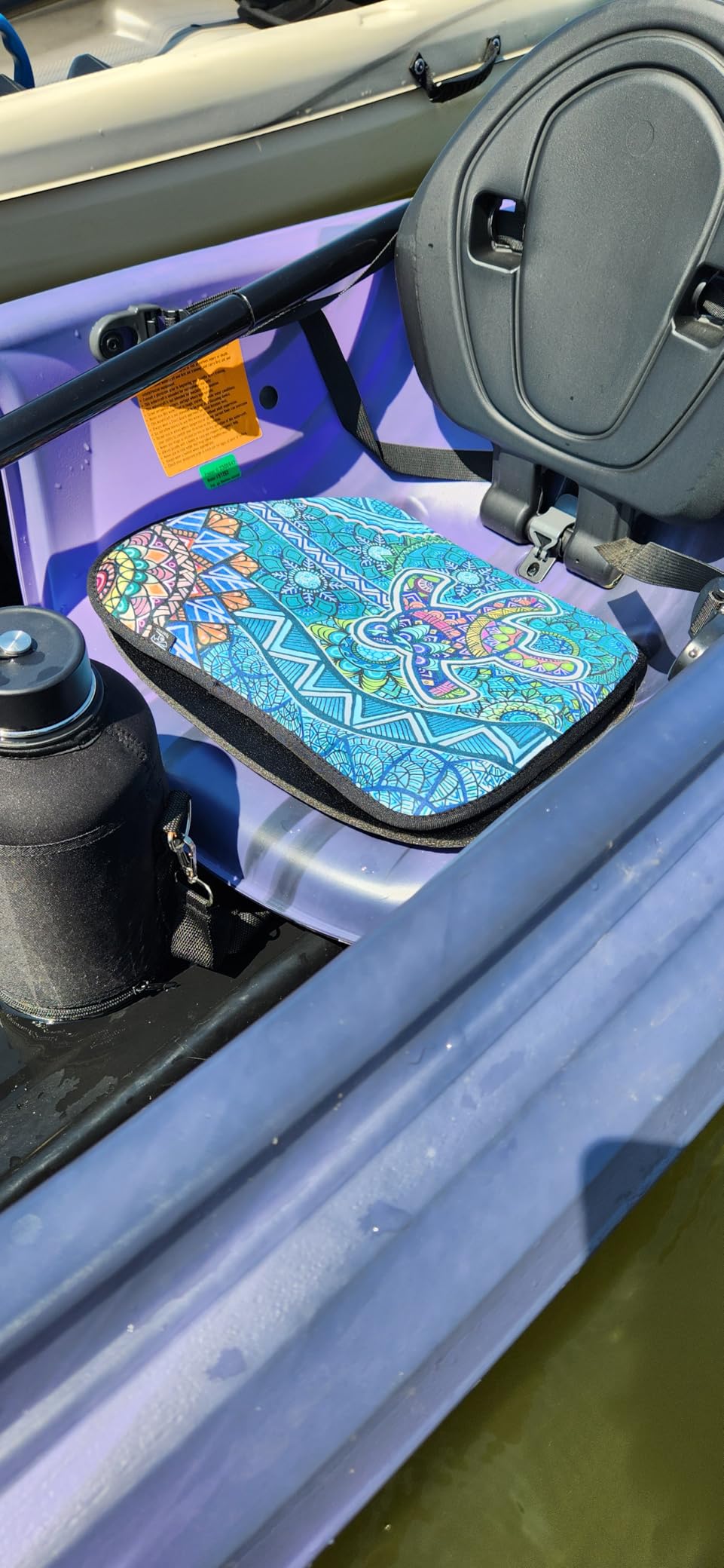 Hornet Watersports Kayak Seat Cushion - Turtle Design Kayak Seat Pad Compatible with Kayak, Canoe and Boat. Kayaking Accessories for Women customer photo 1