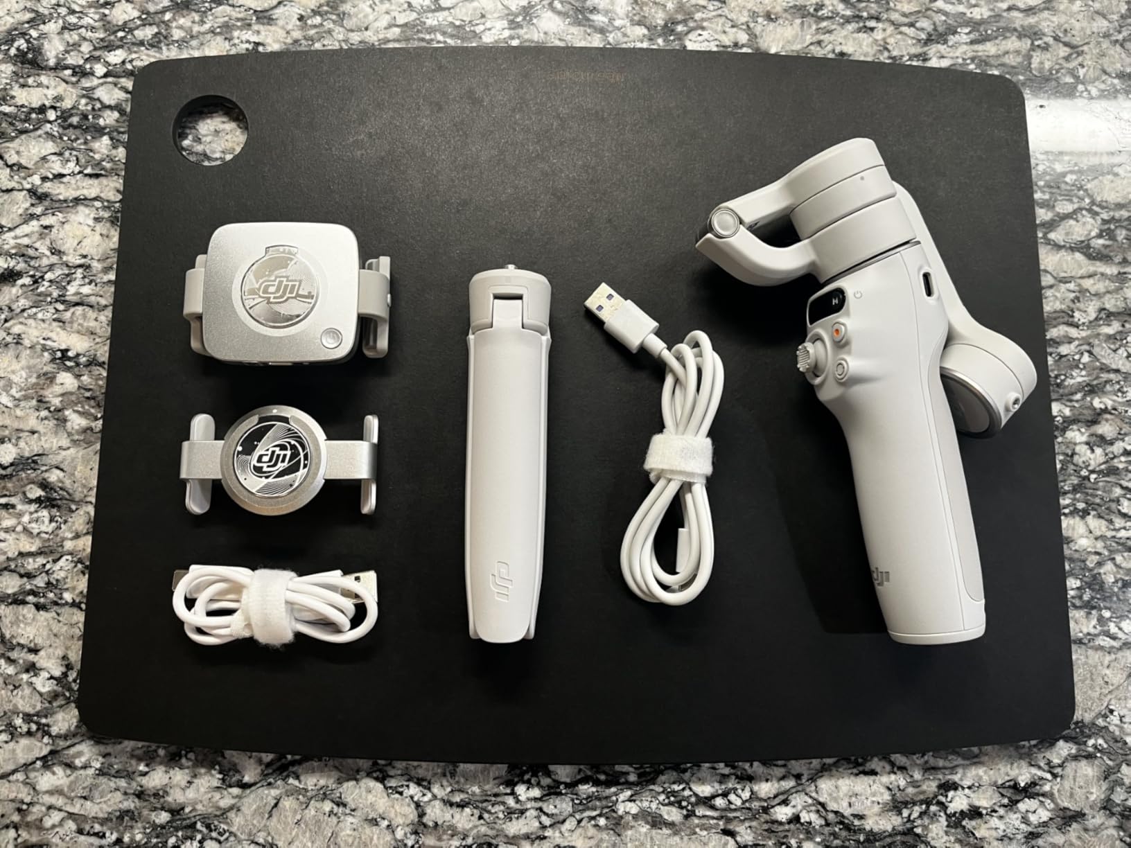 DJI Osmo Mobile 6 Smartphone Gimbal Stabilizer, 3-Axis Phone Gimbal, Built-In Extension Rod, Portable and Foldable, Android and iPhone Gimbal with ShotGuides, Vlogging Stabilizer, YouTube TikTok Video customer photo 1