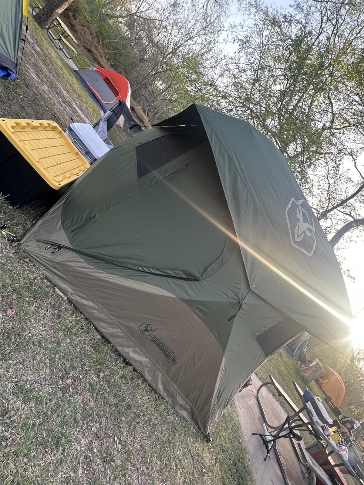 Gazelle T4 Overland Edition GT401GR Pop-Up Portable Camping Hub Tent, Easy Instant Set up in 90 Seconds, Alpine Green/Moss, 4-Person, Family, Overlanding customer photo 1