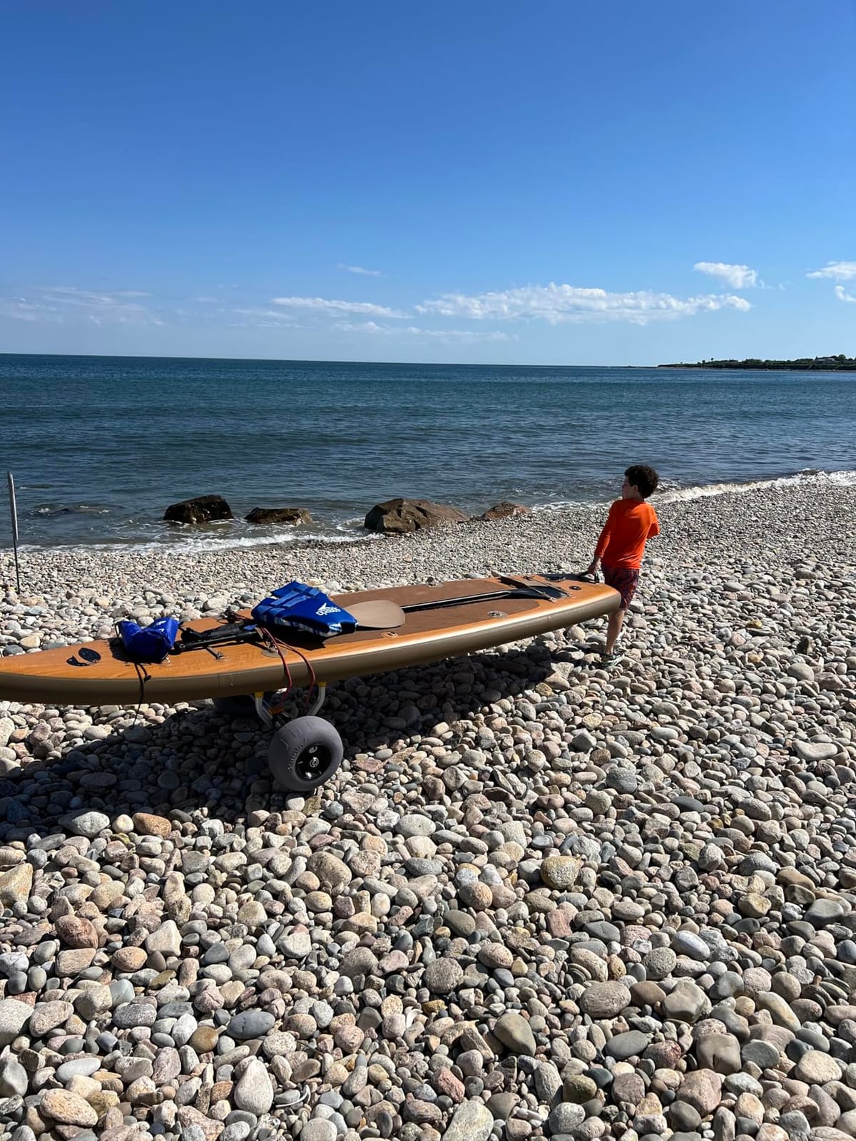 Bonnlo Kayak Beach Cart, Width Adjustable 6.3