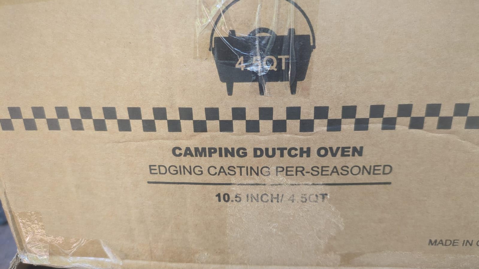 EDGING CASTING Pre-Seasoned Cast Iron Camping Dutch Ovens, Outdoor Camping Dutch Oven Pot with Lid Tripod, 6 Quart customer photo 2