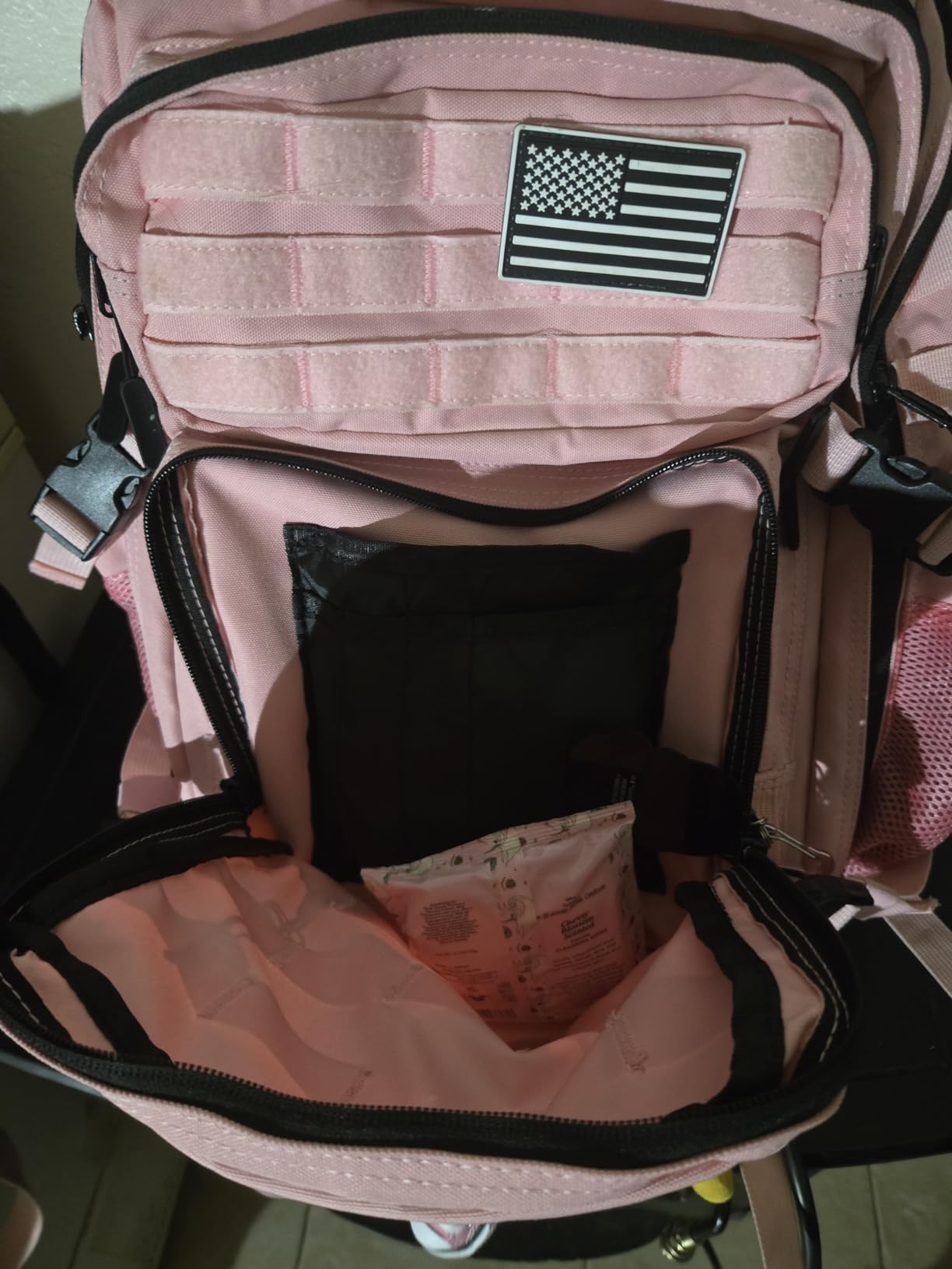 LHI Military Tactical Backpack for Men and Women 45L Army 3 Days Assault Pack Bag Large Rucksack with Molle System Pink customer photo 1