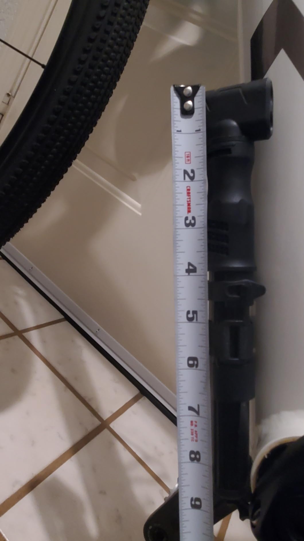 Bicycle Pump Mini Bike Pump - Aluminum Alloy Cycle Pump for Presta & Schrader Valve, Portable Lightweight Bike Tyre Pump Fast Tyre Inflation Mini Air Pump for Mountain Road Bike Ball Pump customer photo 2
