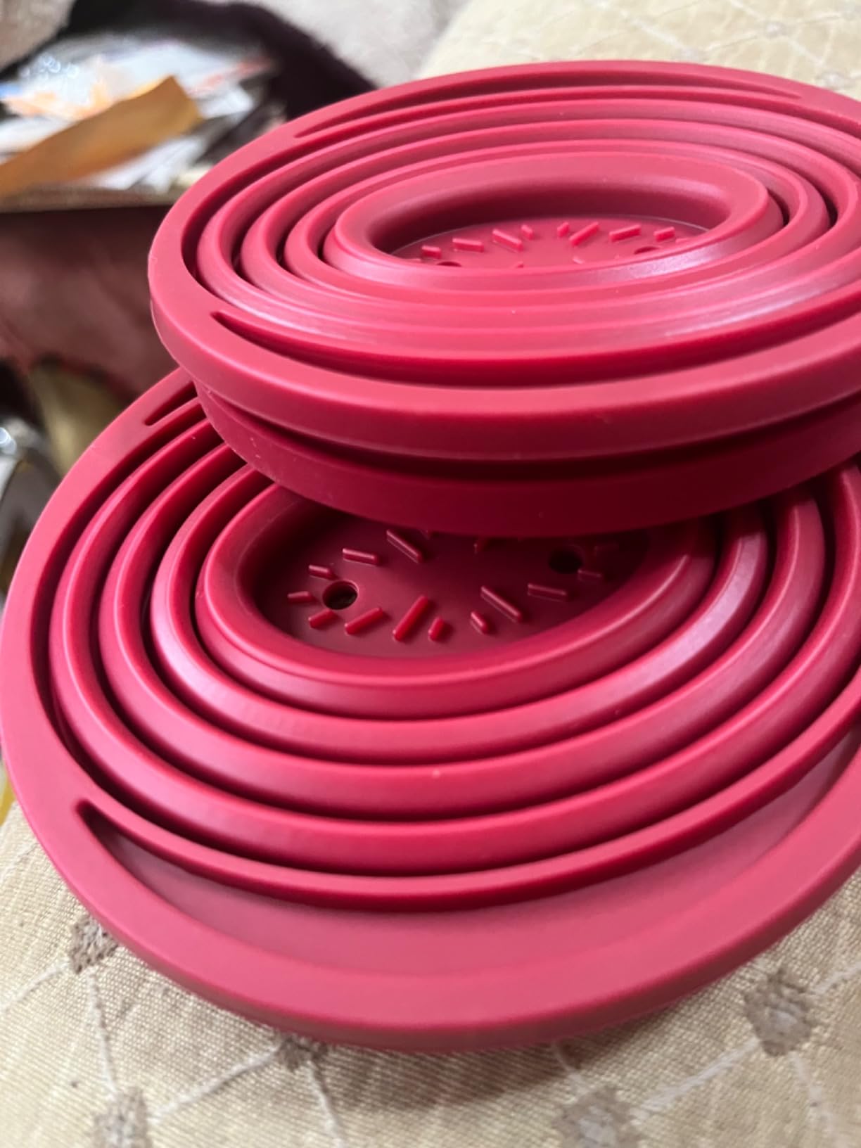 Attsky Collapsible Pour Over Coffee Dripper for Camping, 2-Pack, Red customer photo 1
