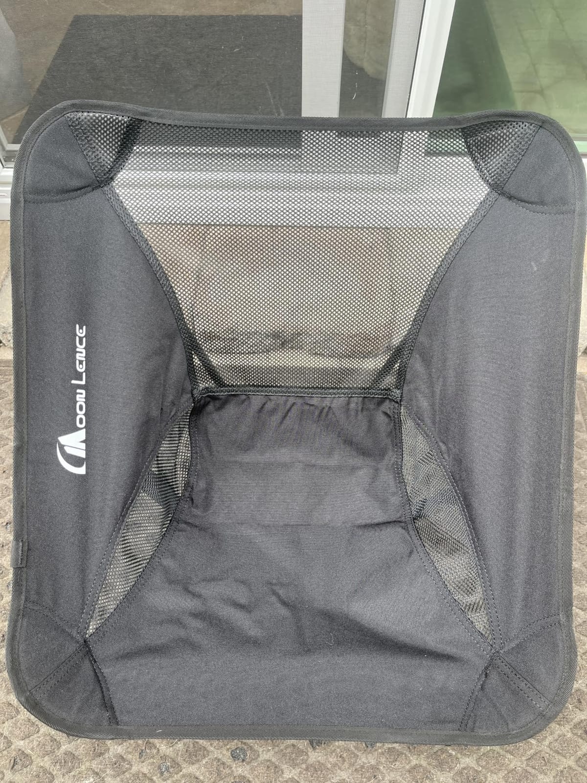 MOON LENCE Portable Camping Chair Backpacking Chair - The 4th Generation Ultralight Folding Chair - Compact, Lightweight Foldable Chairs for Hiking Mountaineering, Beach (Black-1Pack) customer photo 2
