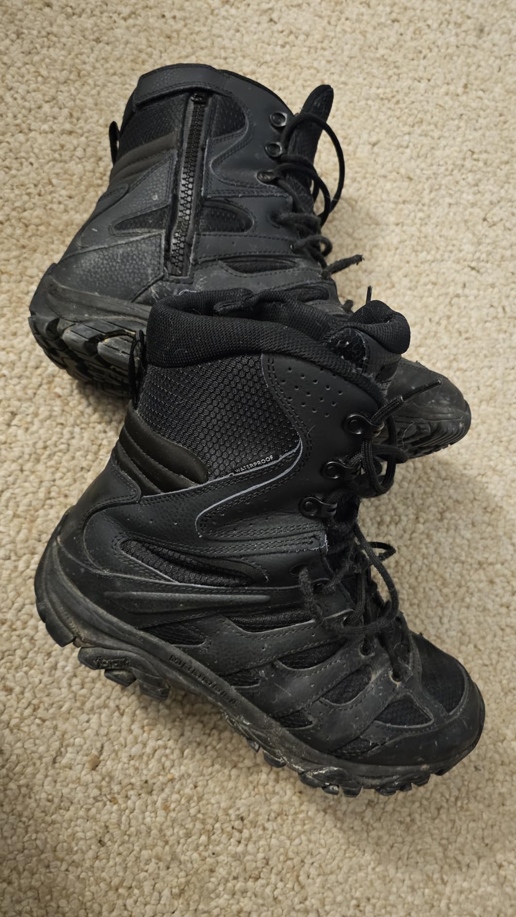 Merrell Men's Work Merrell Moab 3 8 Inch Tactical Zip Waterproof Boot customer photo 1
