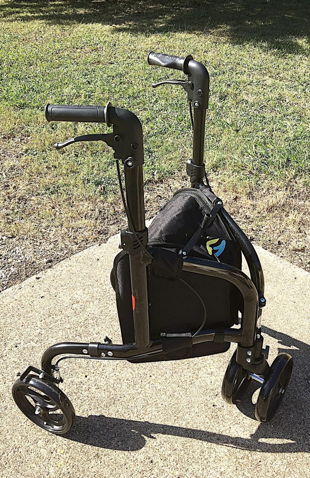 Helavo 3 Wheel Walker with Double Front Wheels, Narrow Walker for Seniors customer photo 2