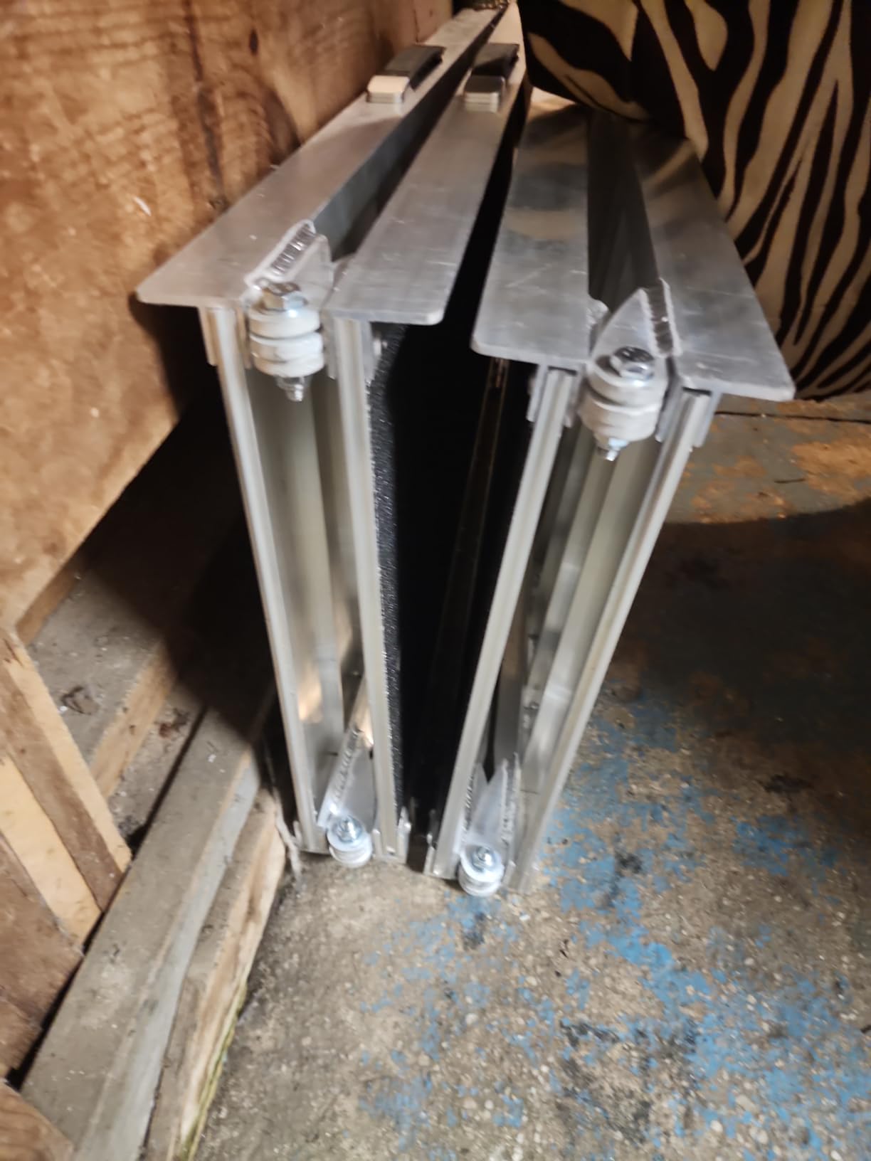 Portable Wheelchair Ramp 4FT, Anti-Slip Aluminum Folding Portable Ramp, Wheelchair Ramps for Home, Weight Capacity Up to 800 LBS, with Transition Plates Above and Below, Loading Dock Plates customer photo 2