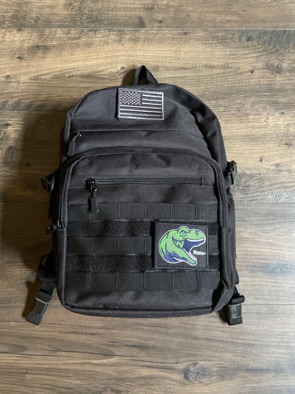 Kids Tactical Backpack Army Molle Bookbag Military Boys Backpack | for School, Outdoor, Camping (Includes 2 Patches +1 Carabiner) customer photo 2