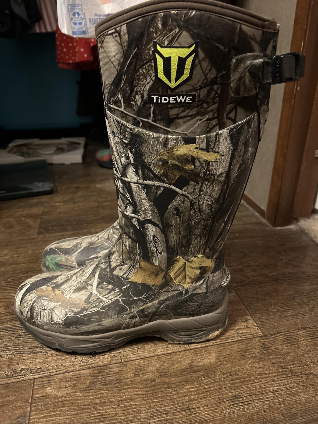 Rubber Hunting Boots, Waterproof Insulated Sturdy Outdoor customer photo 1