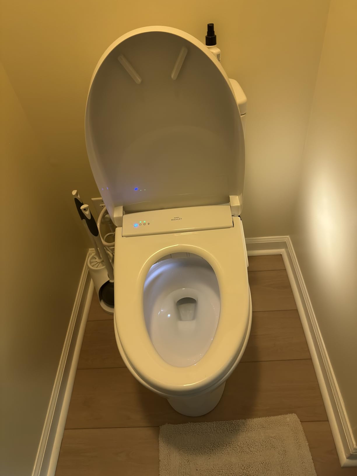 TOTO WASHLET+ S7A Electronic Bidet Toilet Seat with EWATER+ Bowl and Wand Cleaning, Auto Open and Close Contemporary Lid, Elongated, Cotton White - SW4736AT40#01 customer photo 2