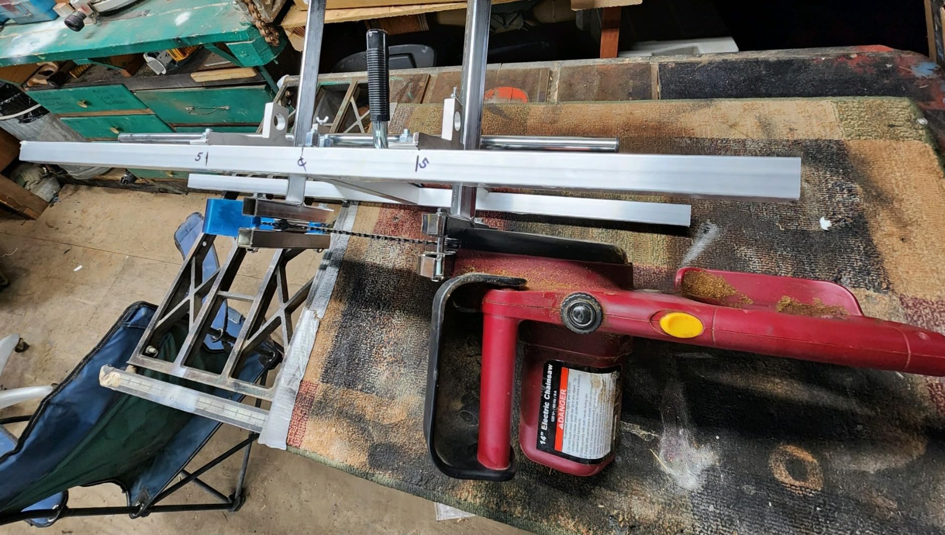Chainsaw-Mill-Portable-Saw-Mill - 36 Inch Chainsaw Mill Kit Planking Milling, Gas Powered customer photo 2