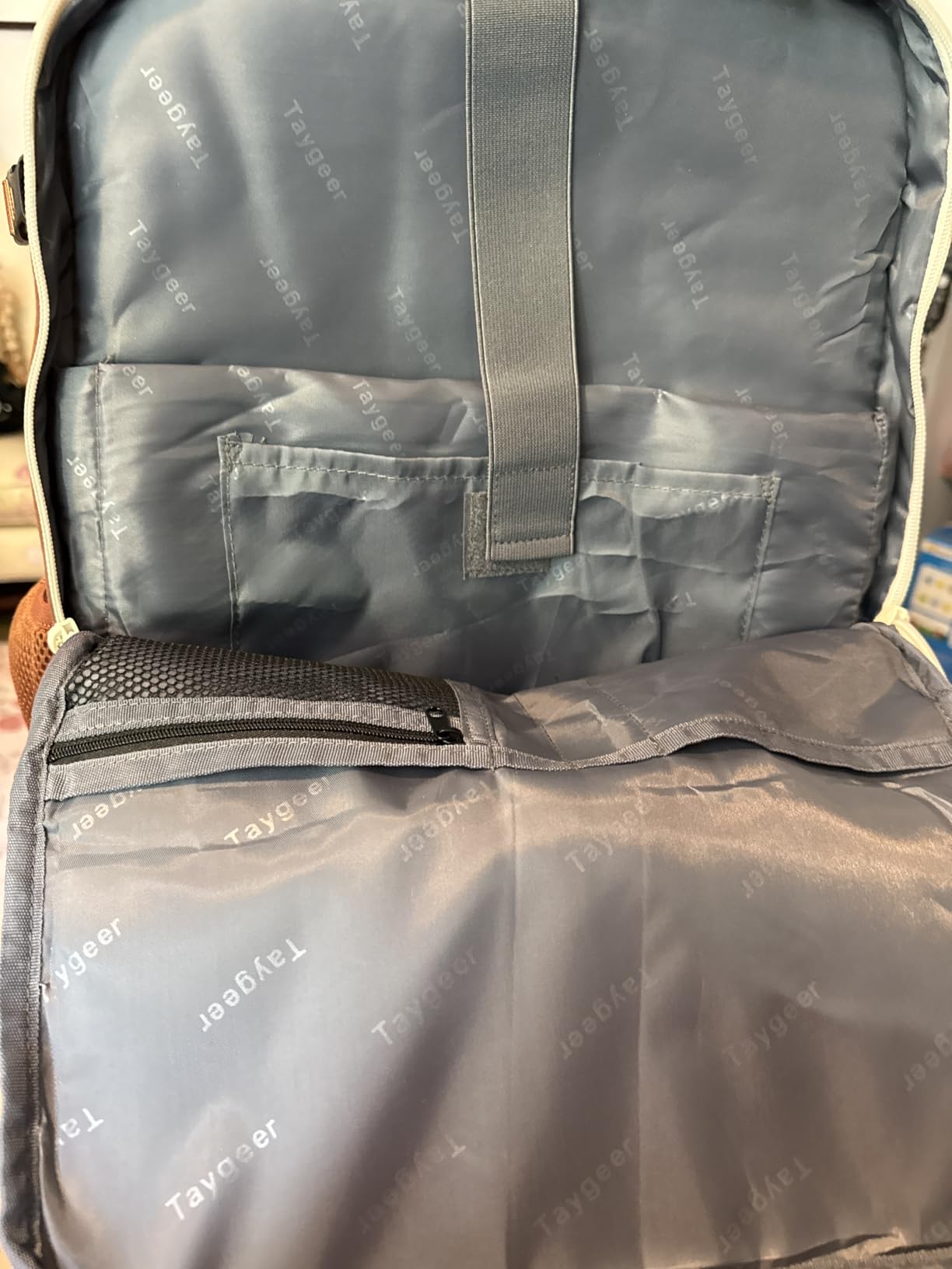 Taygeer Carry On Backpack, 40l Travel Backpack for Women Airline Approved | Cute Underseat Personal Item Travel Bag With Shoe Compartment, Casual Daypack Gifts for Friend Hiking Outdoor Weekend,Blue customer photo 2