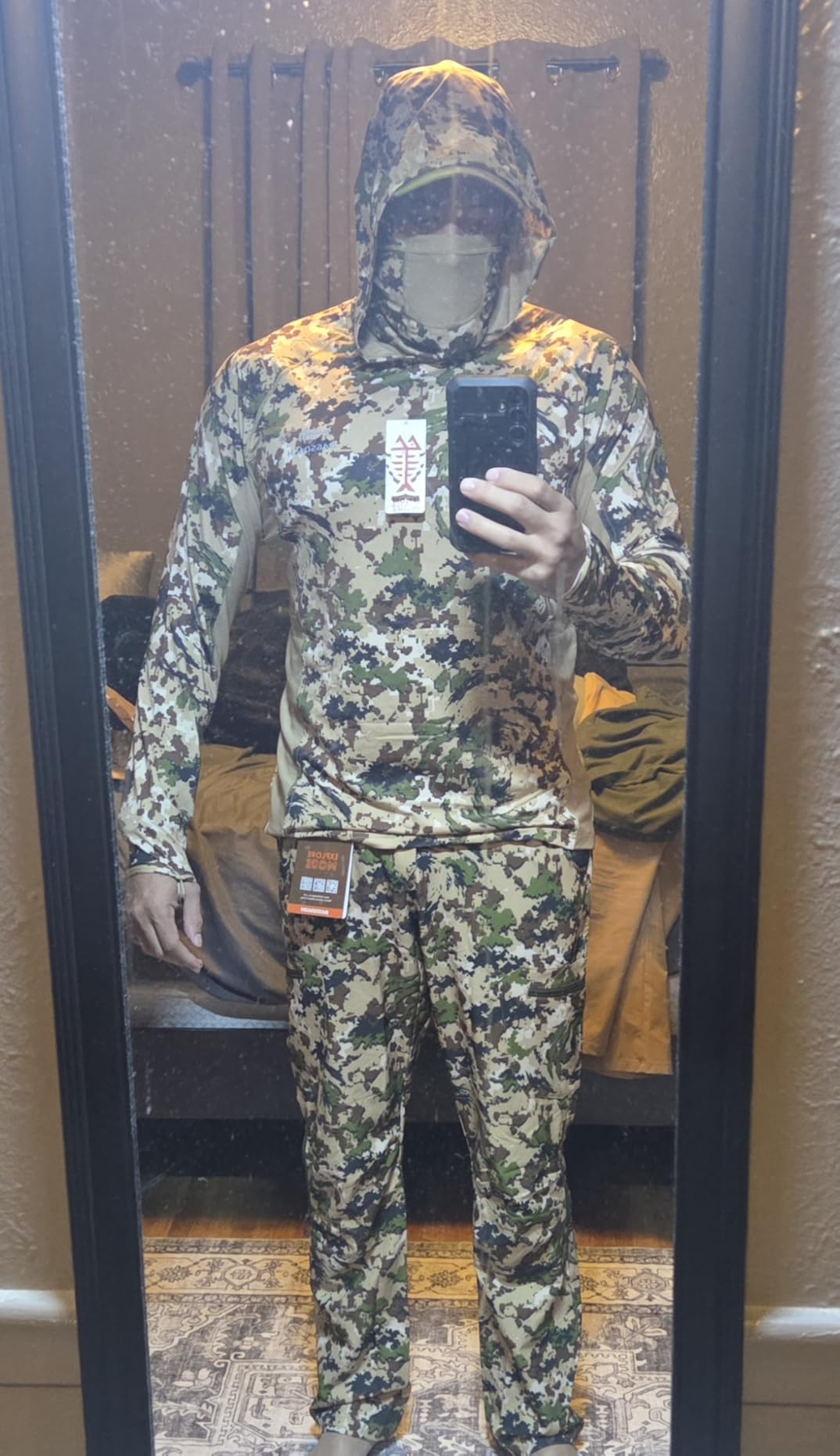 BASSDASH Invis 170 Men's Lightweight Hunting Pants 4-Way Stretch Breathable Water Resistant for Turkey Early Season Spring customer photo 2