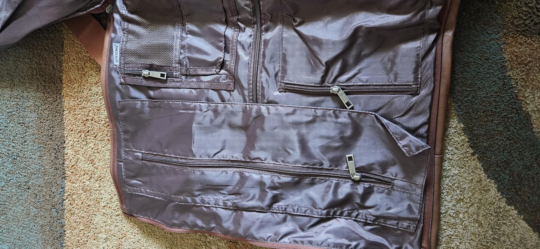 seyfocnia Rolling Garment Bag, Rolling Duffle Bag with Wheels for Travel with Shoe Pouch customer photo 2