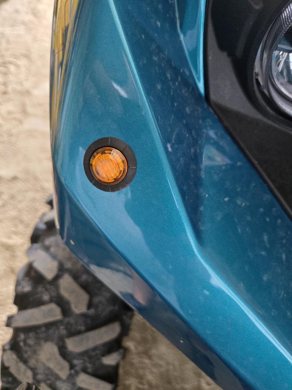 KEMIMOTO UTV Turn Signal Kit with 110D Horn, Plug and Play UTV ATV Blinker with Rocker Switch, Universal Street Legal Kit Compatible with Polaris, Can-Am, Kawasaki (Without License Plate Holder) customer photo 2