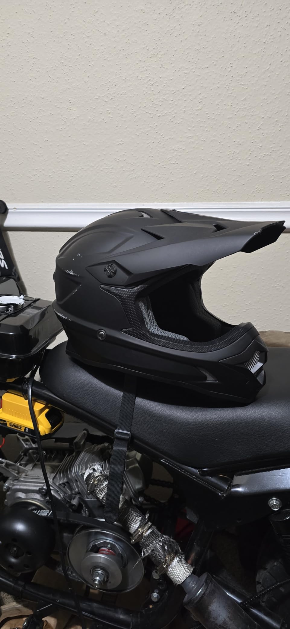 OUMURS Adult ATV Dirt Bike Helmet with Goggles Gloves & Mask Quick Release Buckle Adjustable Sun Visor Motorcycle Adult Helmet Off-Road Motocross customer photo 2