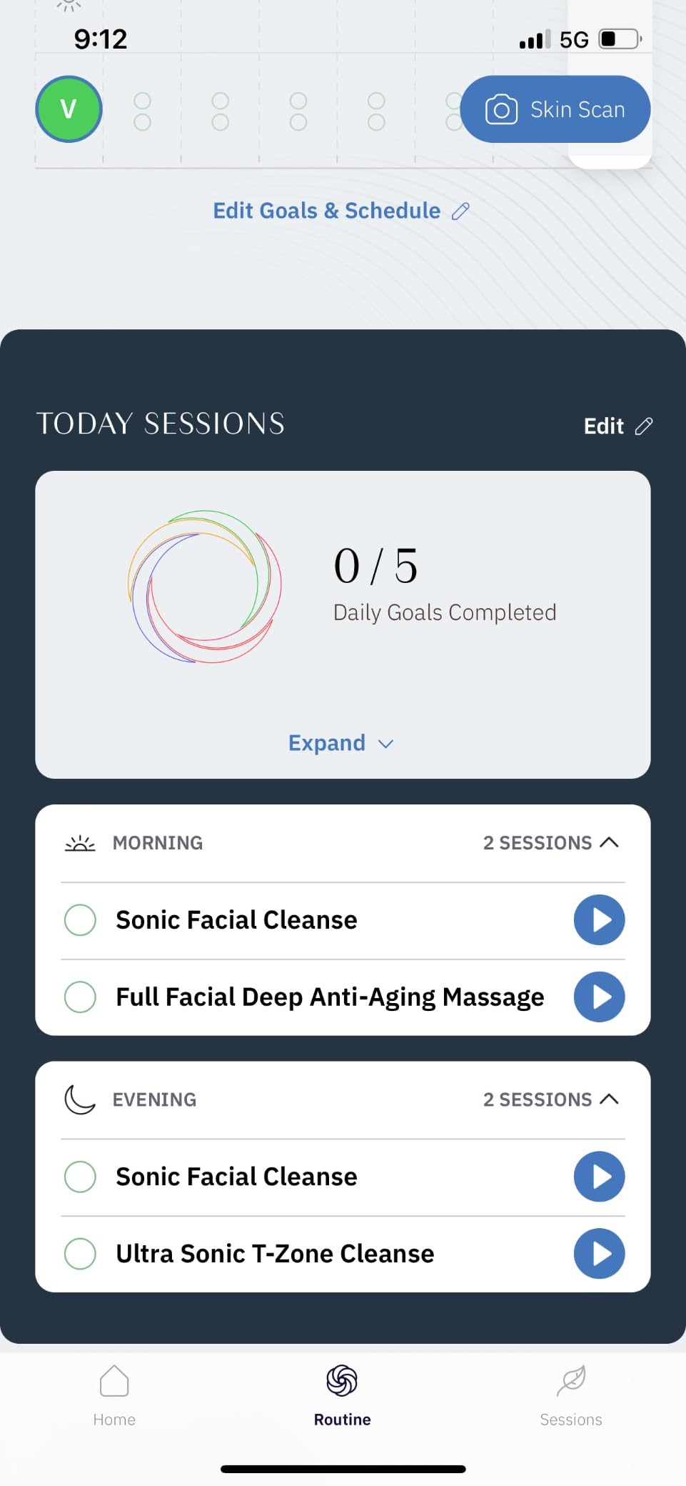 GESKE SmartAppGuided Sonic Facial Brush 5 in 1 | Vibrating Electric Facial Cleansing Brush | Soft Silicone Brush | Professional Facial Cleanser | Skin Cleanser & Exfoliator | Face Massager customer photo 1