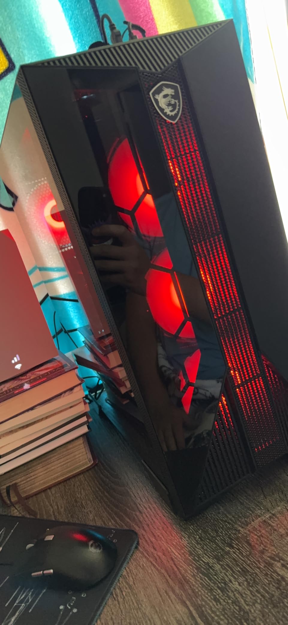 msi Aegis ZS Gaming Desktop, AMD Ryzen 7 7700, GeForce RTX 4060, 16GB RAM, 1TB SSD, RGB Fan Cooling, Wi-Fi 6E, Keyboard & Mouse Included, DIY Friendly, Windows 11 Home-Adv: 7NUC-607US customer photo 1