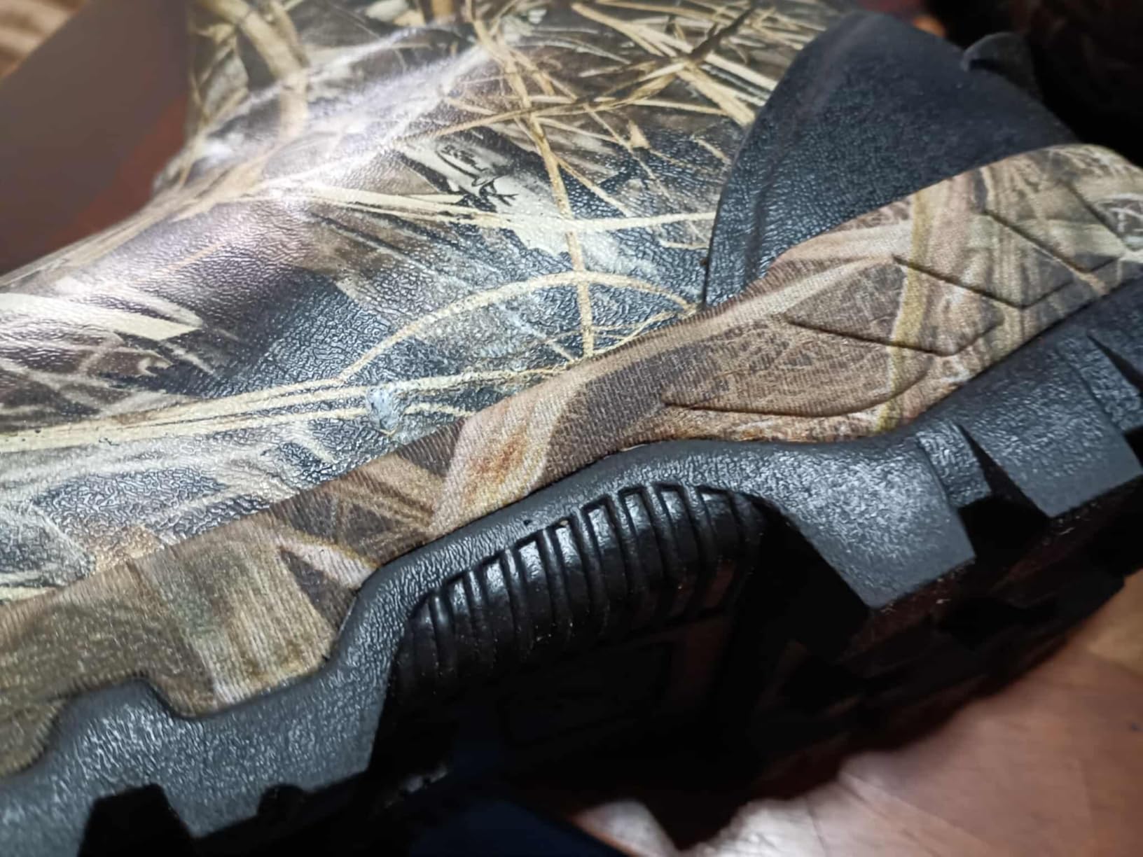 Insulated Waterproof Hunting Boots for Men - 1000G Thinsulate, 5mm Neoprene, Rubber Camo Boot, 17-inch Shaft, Anti-Slip Traction Outsole customer photo 2