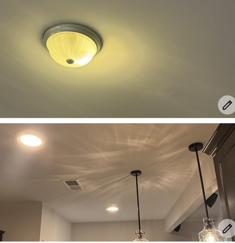 6PACK LED Flush Mount Ceiling Light, 3CCT 100W Equivalent Disc 7 Inch 15W 1500LM Low-Profile customer photo 1