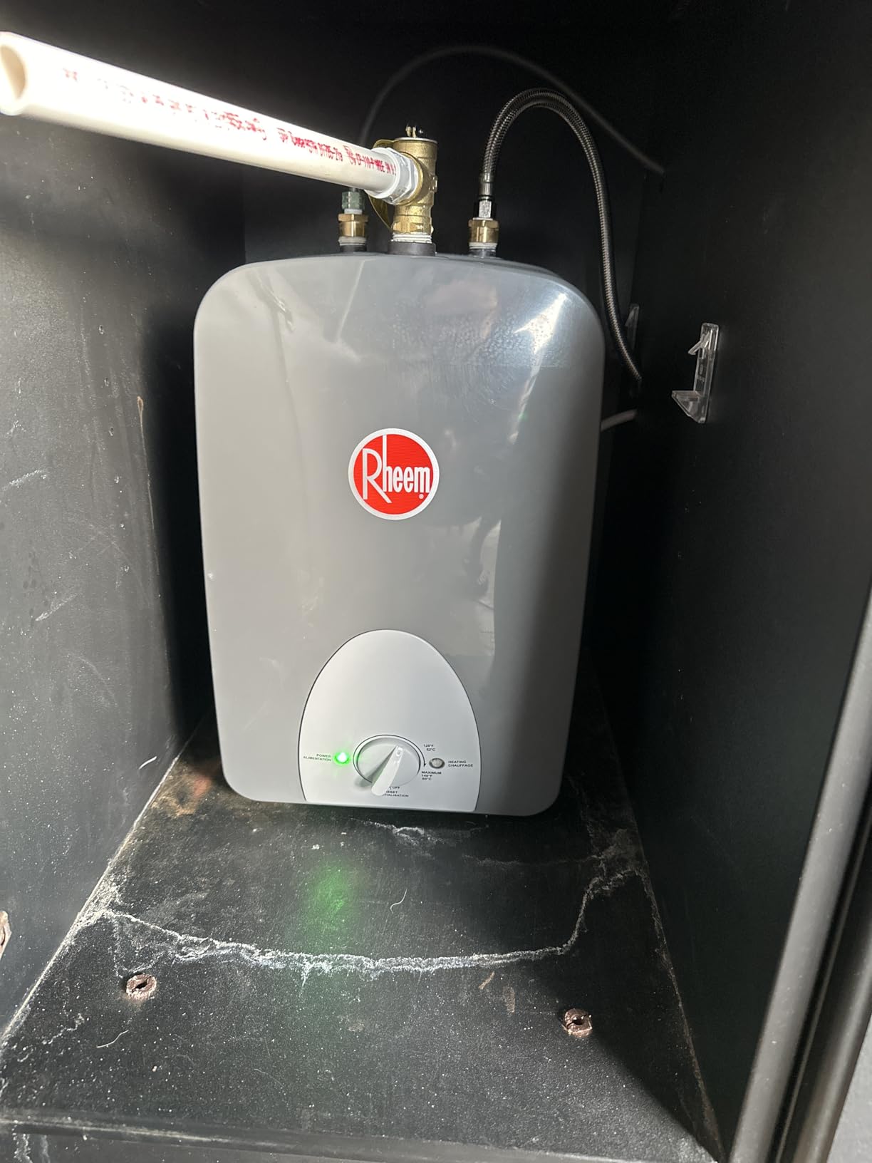 Rheem Mini-Tank Electric Water Heater, 2.5 Gallon customer photo 1