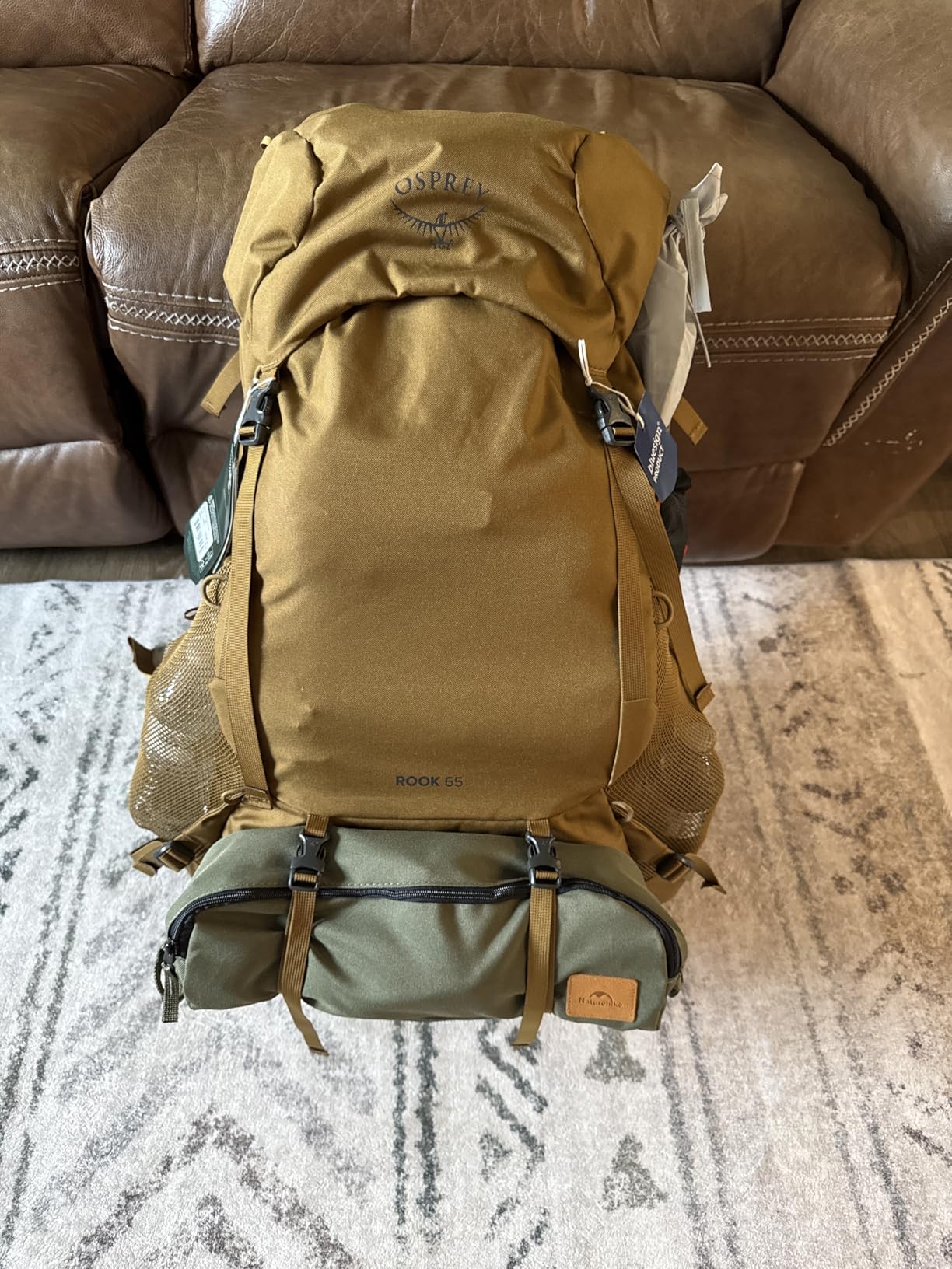 Osprey Rook 65L Men's Backpacking Backpack, Gray OS | hiking pack, camping gear, overnight trail pack customer photo 2