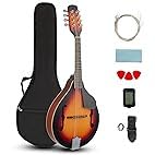 Ktaxon A-Style Mandolin, 8 Strings Acoustic Mahogany Wood, Sunburst | Thickened Gig Bag, Shoulder Strap, Picks Included, For Beginners customer photo 1