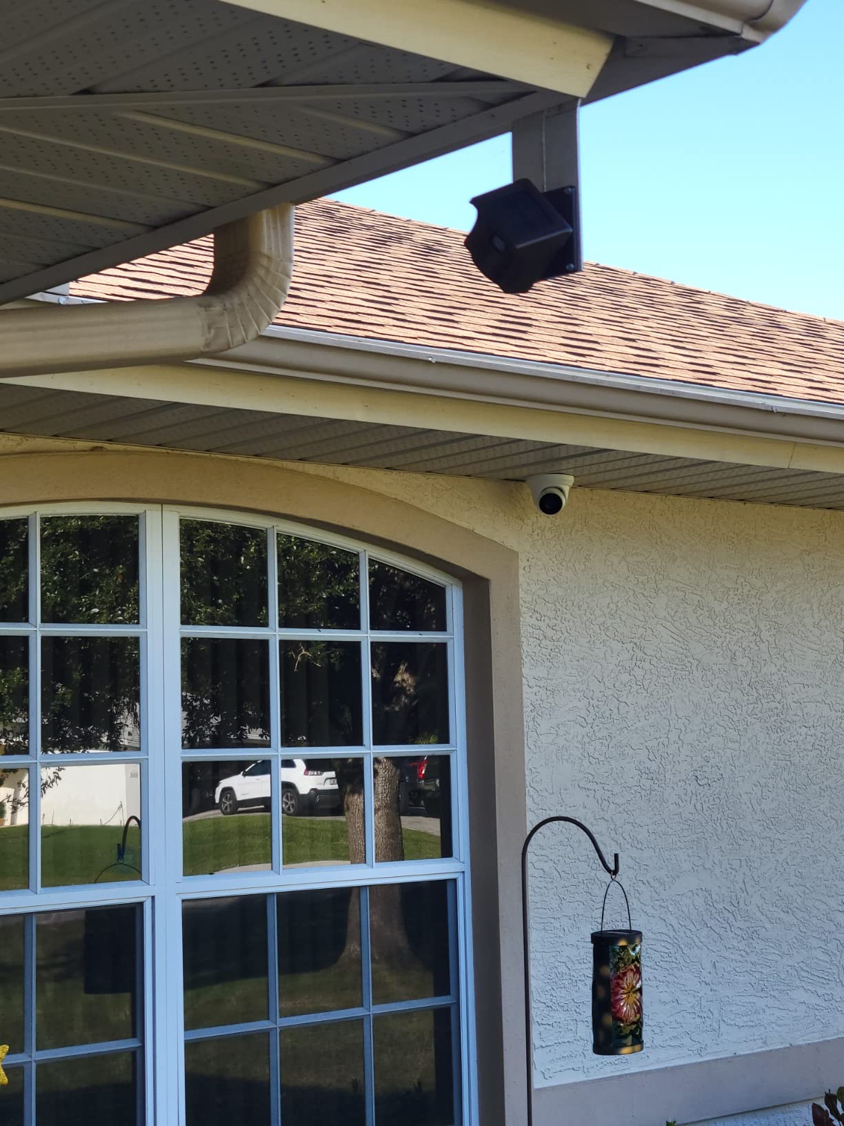 Pro3 2.4G Wi-Fi Solar Driveway Alarm, 1 Receiver & 1 Sensor | 1/2 mile (2600 ft) wireless range plug-in receiver weatherproof sensor property alert, smart App push notifications customer photo 2