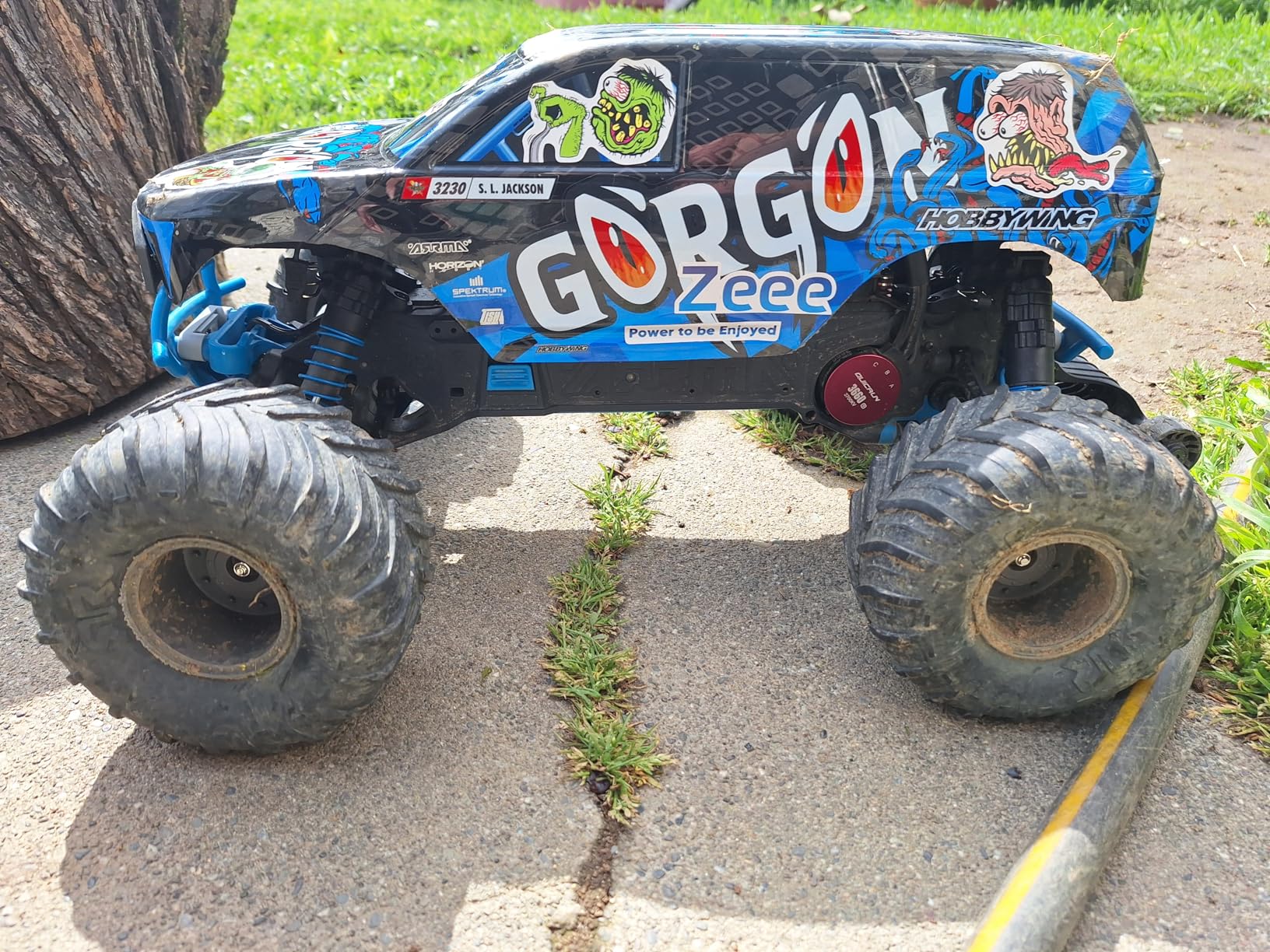 ARRMA RC Truck Gorgon 2 Wheel Drive MT 1/10 RTR (Ready-to-Run Battery and Charger Included) Smart 3300 7C S120 USB Red ARA3230ST2 customer photo 1