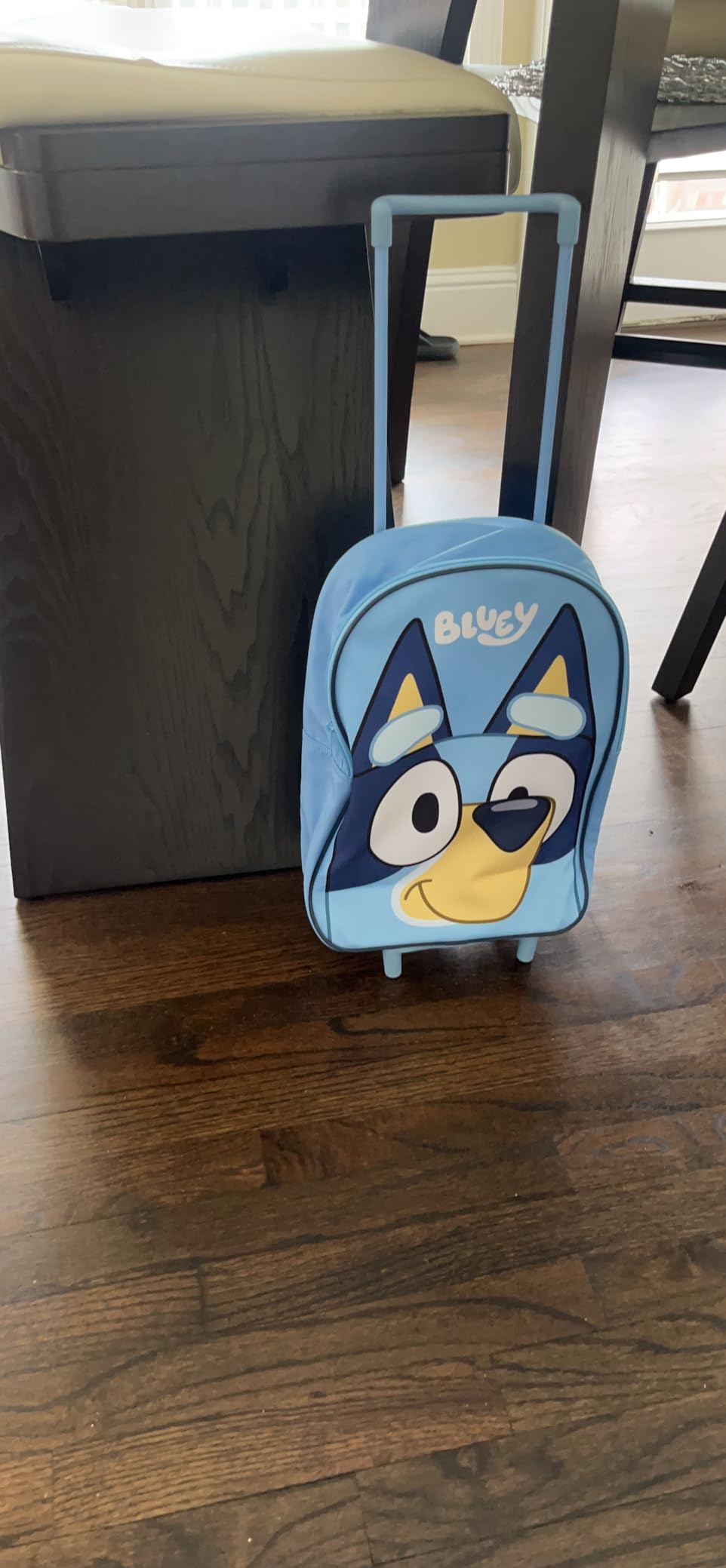 Bluey Kids Rolling Suitcase, 16 x 13 x 4 inches, Luggage for Girls and Boys, Travel Bag with Extendable Handle and Wheels, Gifts for Kids customer photo 1