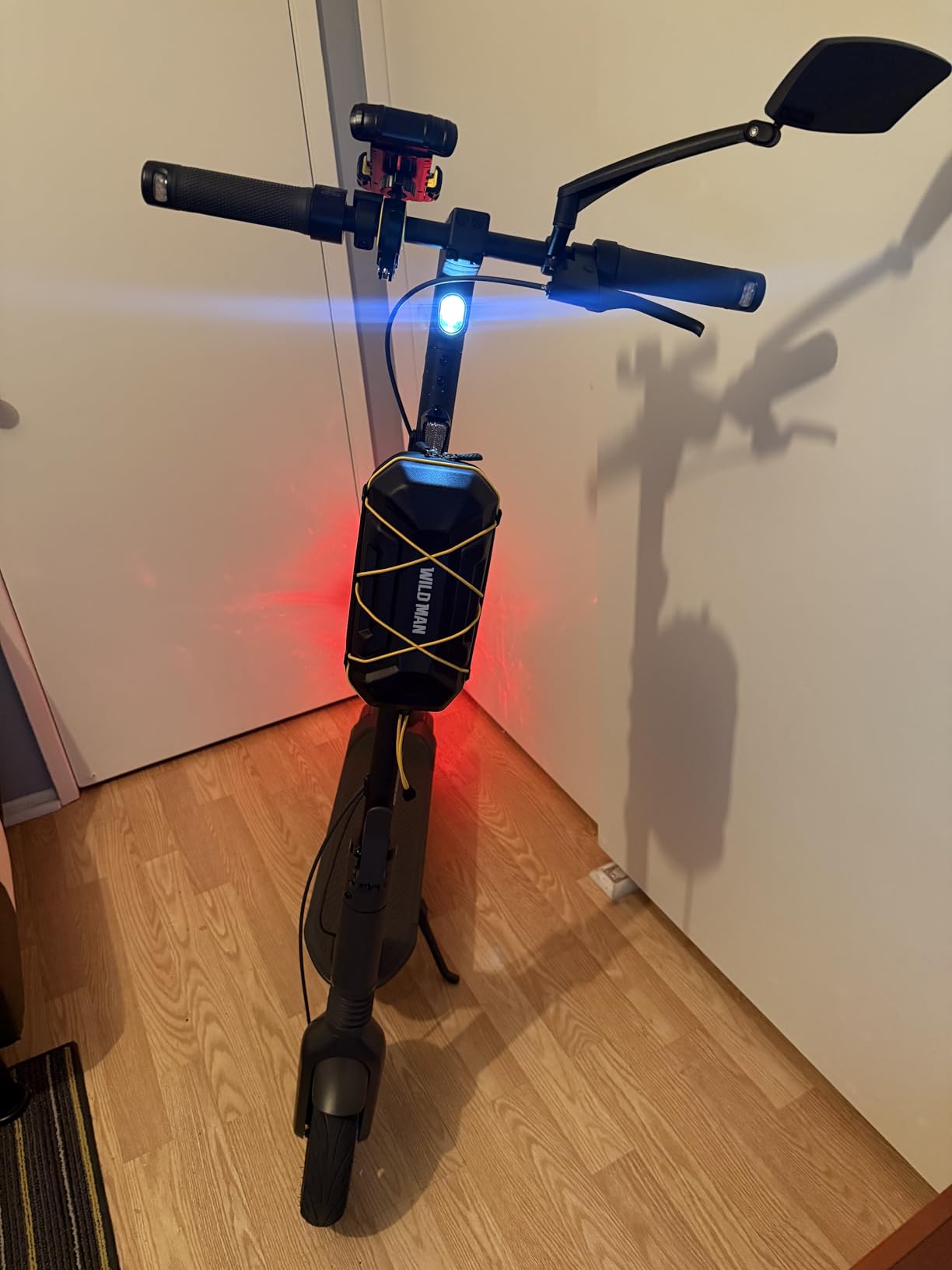 Electric Scooter Bag Storage, Waterproof Front Handlebar Bag with Handle customer photo 1