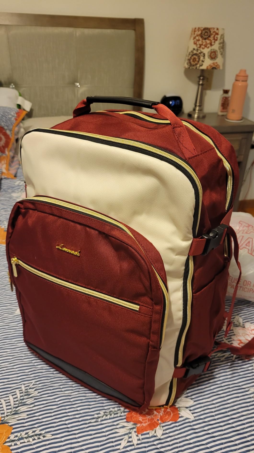 LOVEVOOK 50L Large Travel Backpack for Women & Men, Carry on Backpack Airline Approved, Waterproof Travel Essentials fits 18