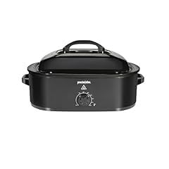 Hamilton Beach 18 Quart Electric Roaster Oven with Self-Basting Lid | Up To 24 LBS | 125 to 450°F Variable Temperature Control Electric Roaster Pan With Lid | Removable Pan | Black | 32211 customer photo 1