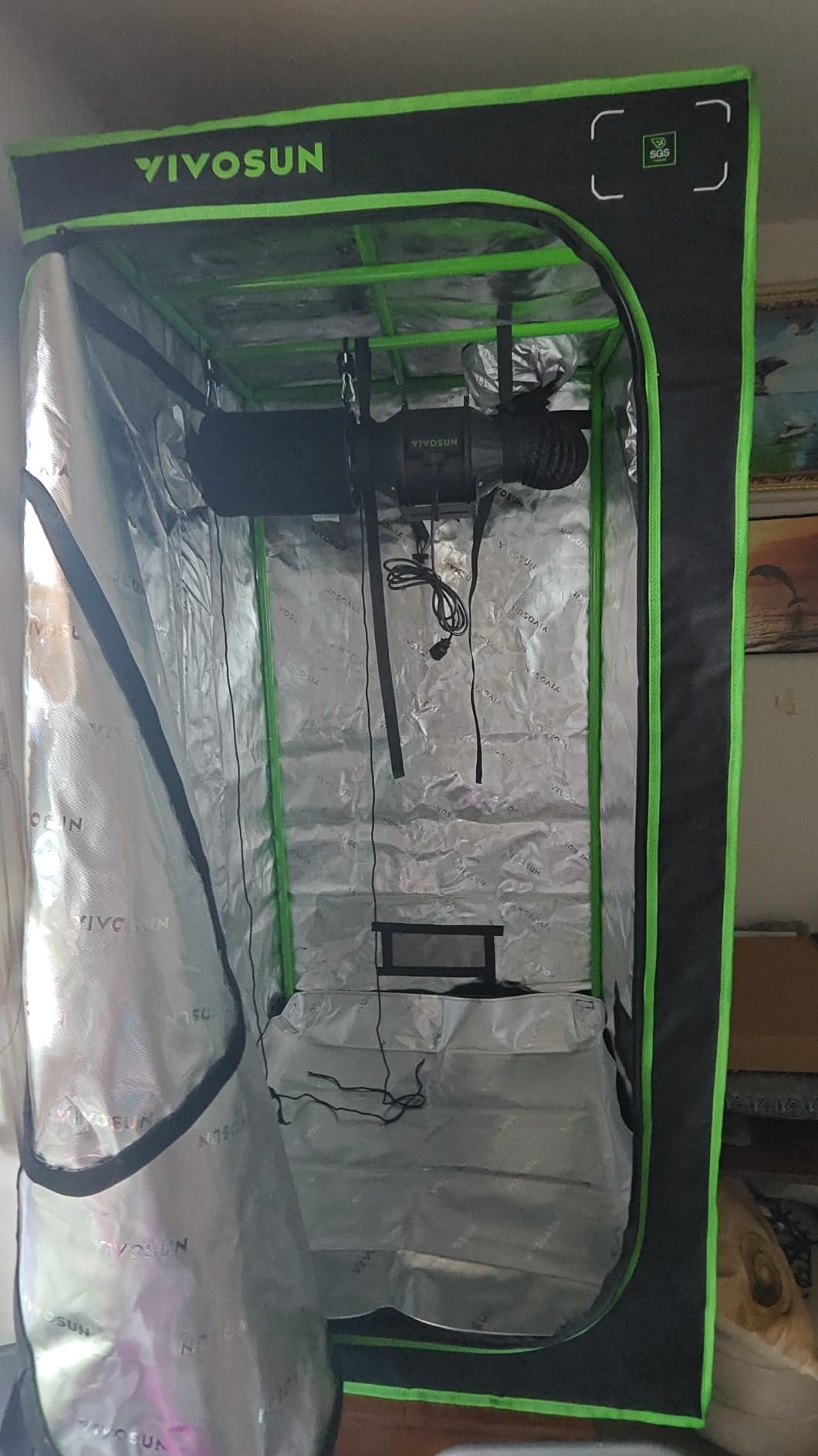 VIVOSUN 4x4 Smart PRO Grow Tent Kit with 2-in-1 Tunable 400W Spectrum LED | WiFi-Integrated Automatic Control with GrowHub E42A+, 360 Degree Ventilation Control, Pro Grow Tent 48