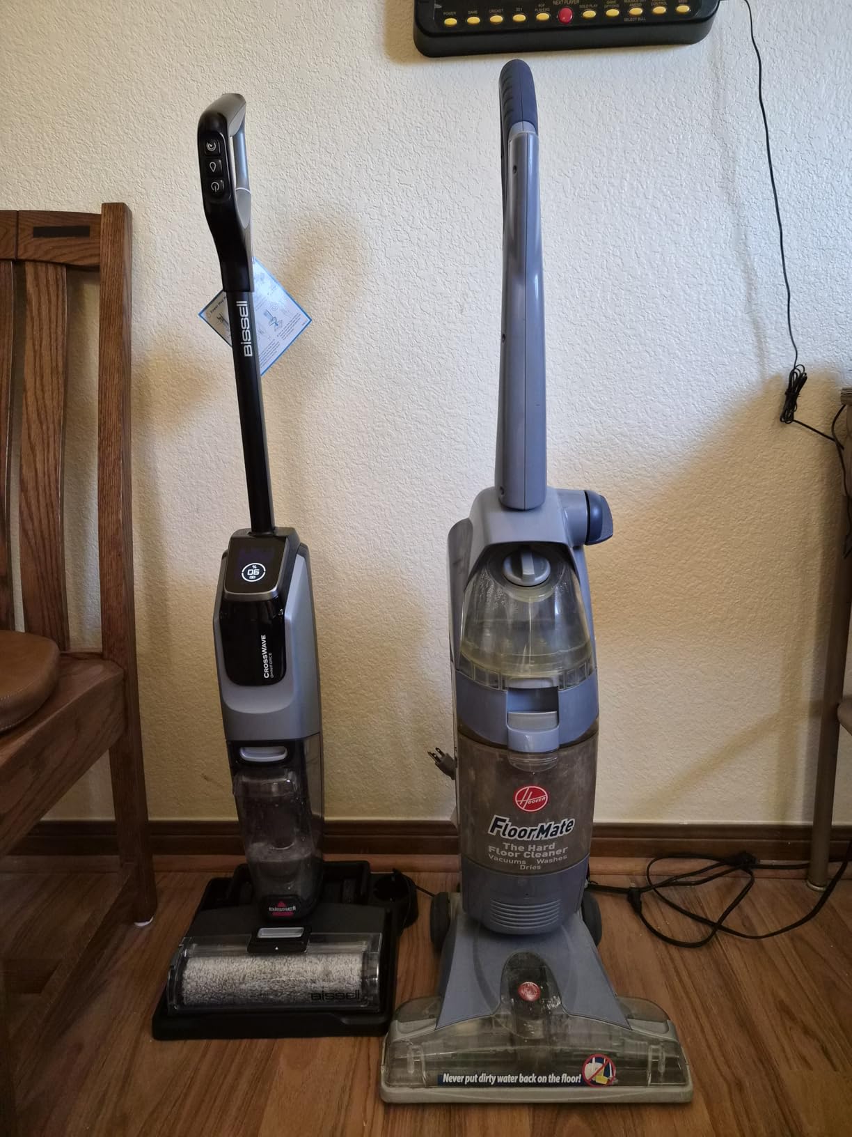 Bissell CrossWave OmniForce Cordless Wet Dry Vacuum Mop, 3882 | Dedicated dry vacuum mode; tangle-free brush roll; multi-surface cordless cleaning customer photo 2