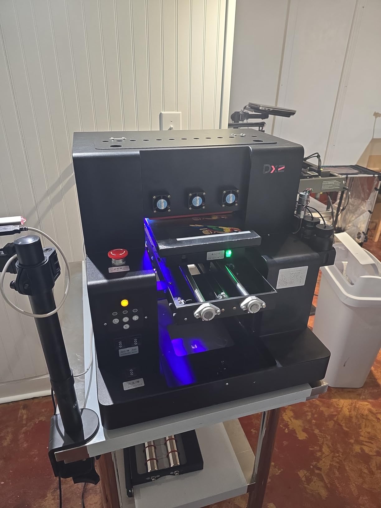 DXZ A4 L805 UV Flatbed Printer - Varnish with Rotary UV Ink for Acrylic, Metal, Leather, Golf, Bottle, Phone Case and More, 2-Year Ink Included (Printer + Bottle Holder + Software) customer photo 2