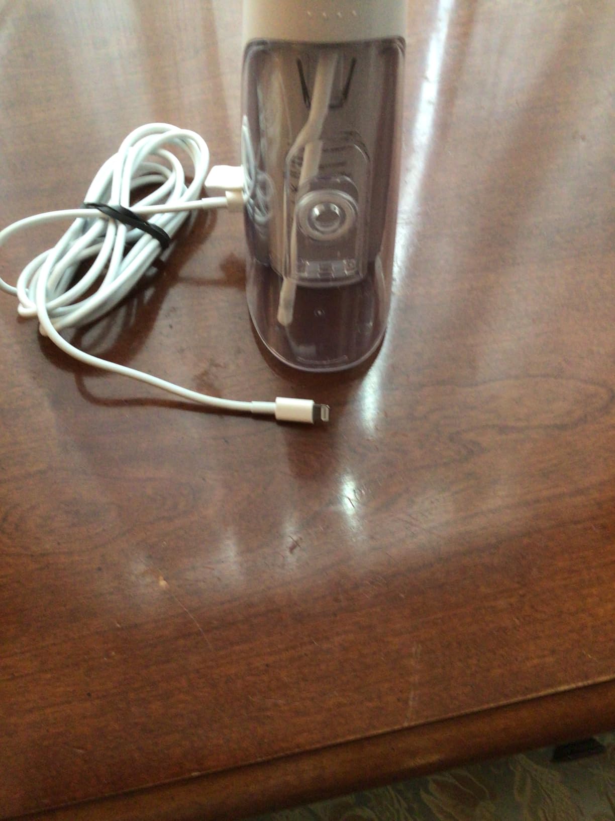 Waterpik Cordless Pulse 3100 Portable Water Flosser, Rechargeable, White | 2 Settings, 1 Precision Tip & 1 Tongue Cleaner Tip for Fresh Breath, Travel, Shower Use, ADA Accepted, WF-20 customer photo 2