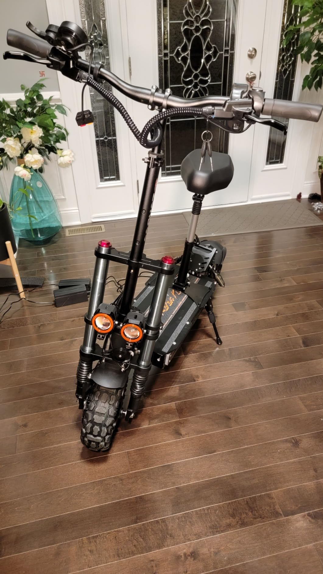 Adult Electric Scooter 55MPH Fast 6000W Dual Motors 60 Miles Long Range Off Road All Terrain Oil Hydraulic Brake Dual Suspension Sports ZonDoo ZO03 Scooter Electric for Heavy Duty Adults customer photo 2