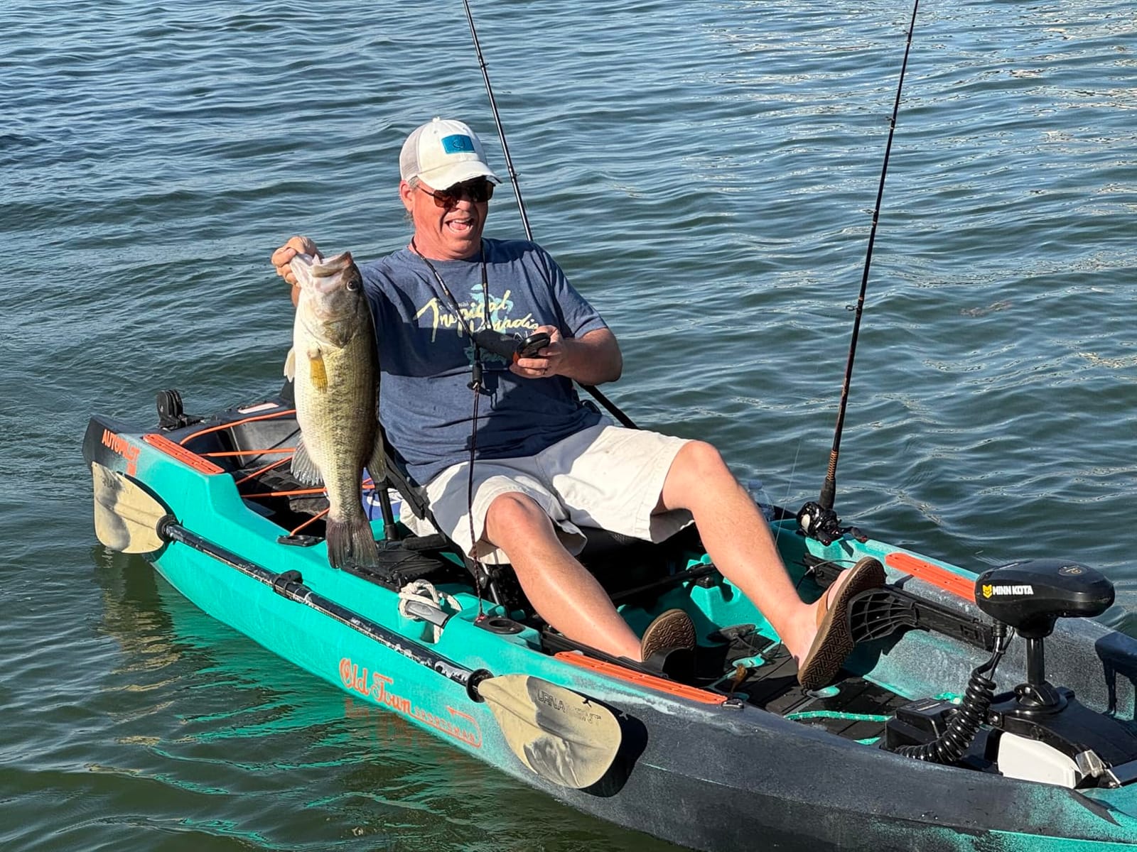 Sportsman 106 Powered by Minn Kota Solo Sit-on-Top Fishing Motorized Kayak, with Minn Kota Motor, 10 ft 6 in customer photo 1