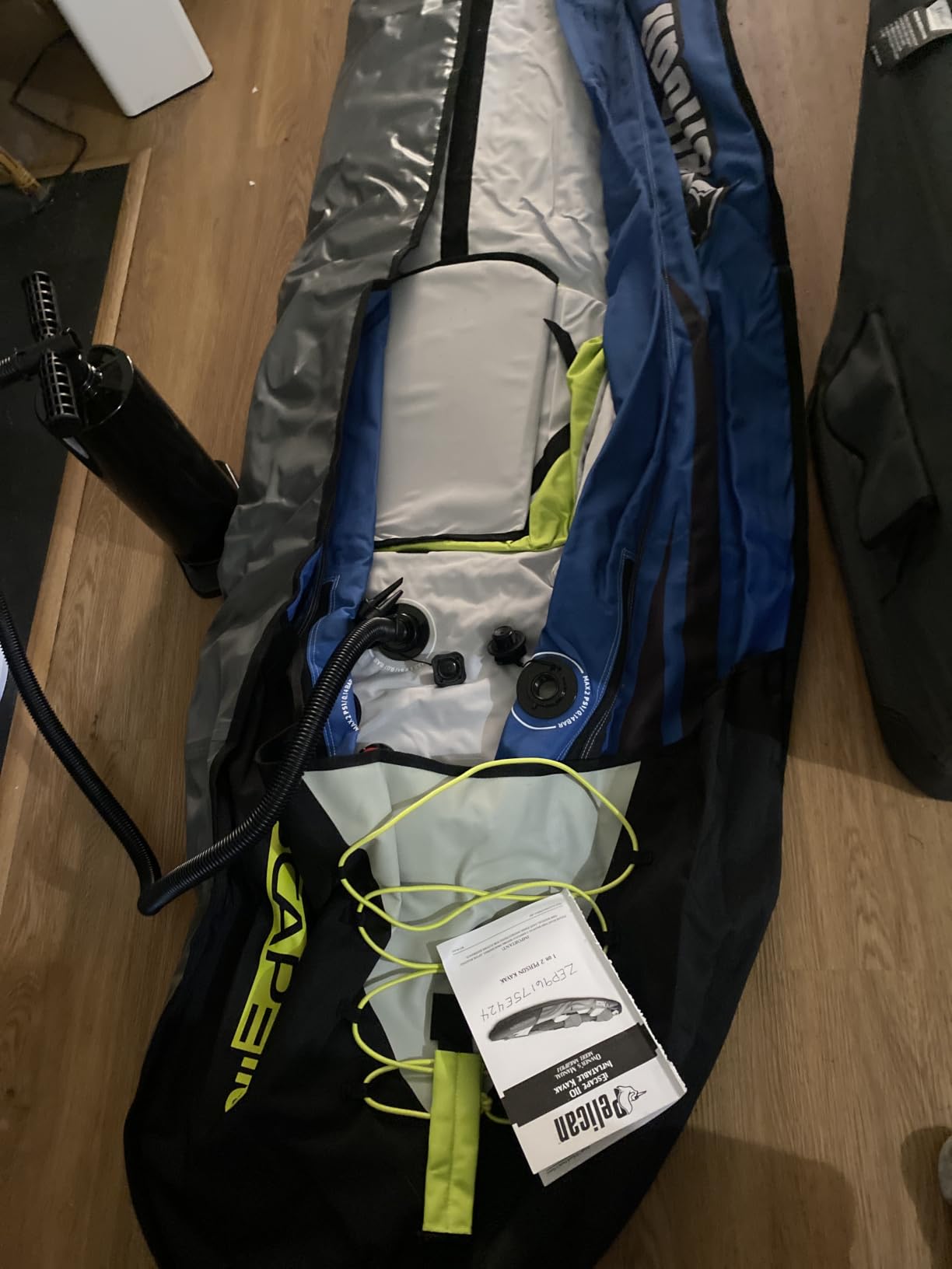 Pelican iESCAPE Inflatable Kayak - Recreational Kayak - Compact, Stable and Fun All in One - for 1 or 2 Person customer photo 1