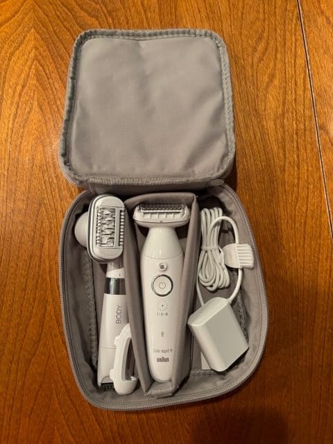 Braun Silk-épil 9 Epilator, Pivoting Head, Wet and Dry, Includes Body Trimmer, Shaver Head and Trimmer Comb, SES9-441 customer photo 2