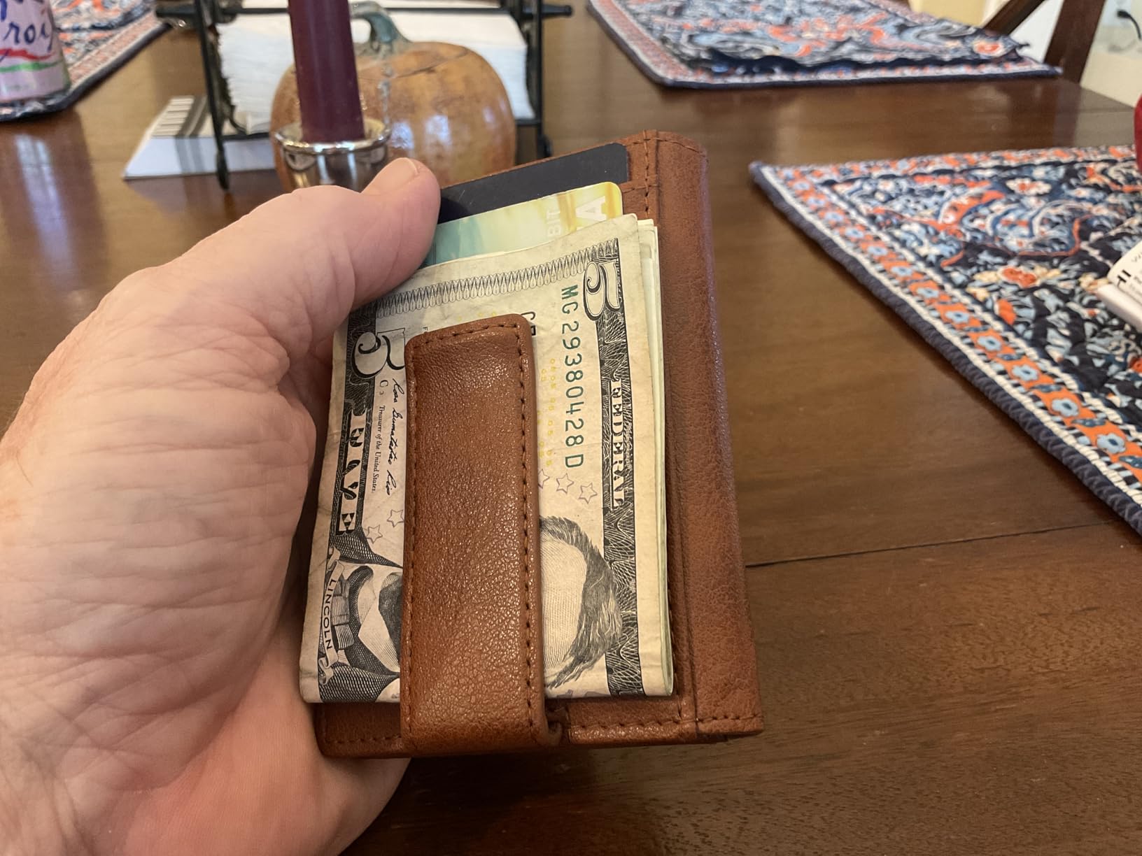 BULLIANT Magnetic Slim Leather Pocket Wallet Money Clip For Men 12Cards | RFID Blocking | Easy Access | Gift Boxed customer photo 1