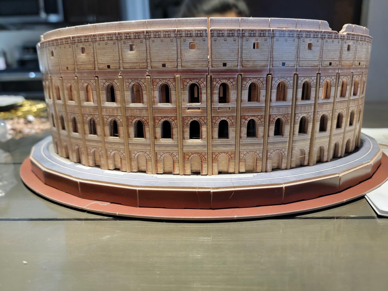 CubicFun Rome Colosseum 3D Puzzles for Adults Kids Model Kit, 163 Pieces customer photo 1