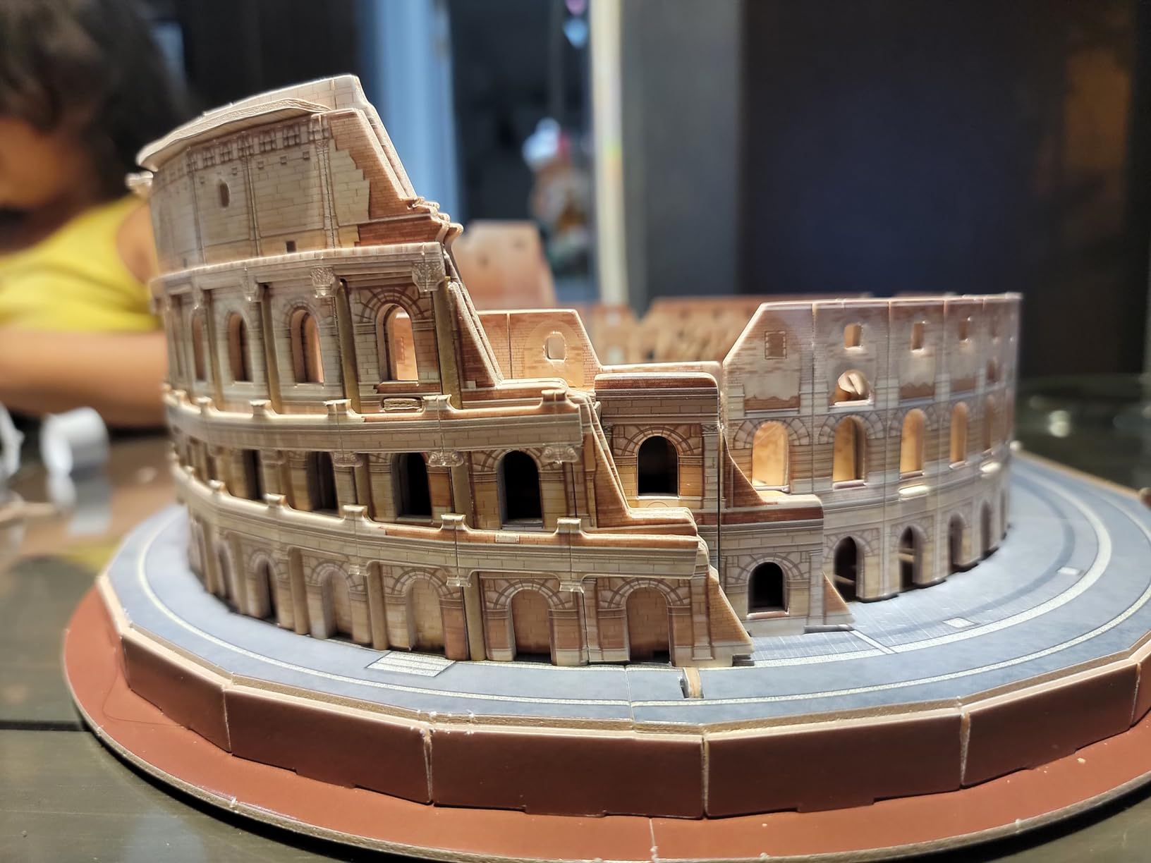CubicFun Rome Colosseum 3D Puzzles for Adults Kids Model Kit, 163 Pieces customer photo 2