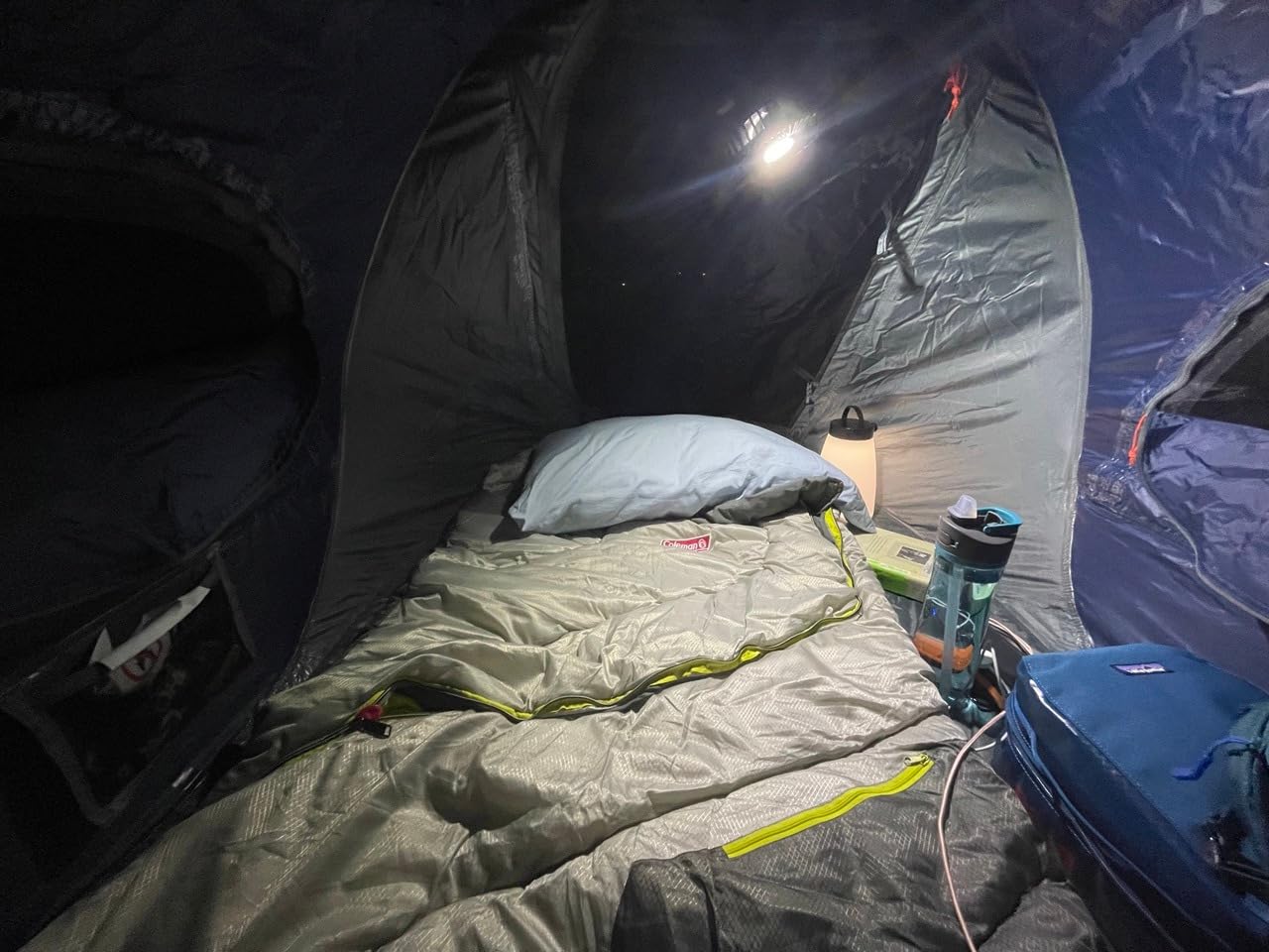 Night Cat Pop-up Camping Tent: 1 Person Tent Waterproof Instant Easy Setup Outdoor Tent customer photo 1