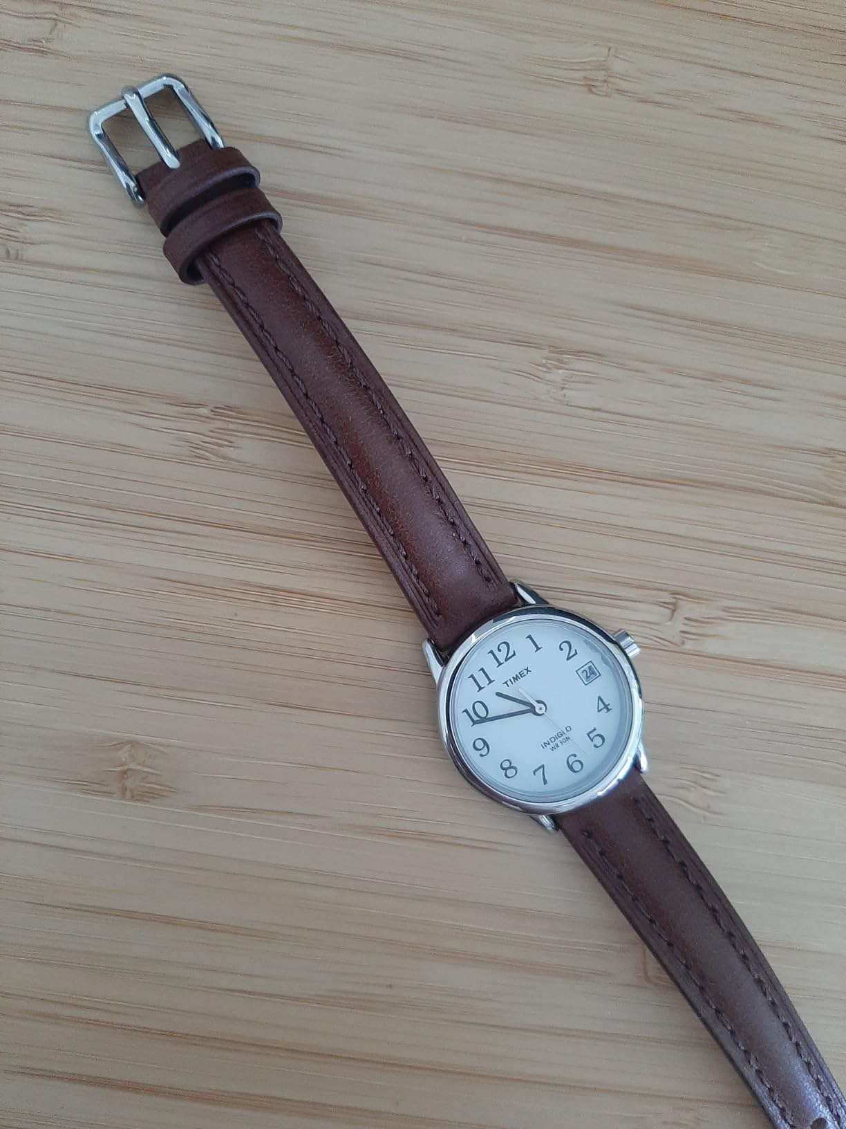 BISONSTRAP Elegant Leather Watch Straps, Quick Release, Watch Bands for Women and Men, 12mm, Dark Brown (Silver Buckle) customer photo 2