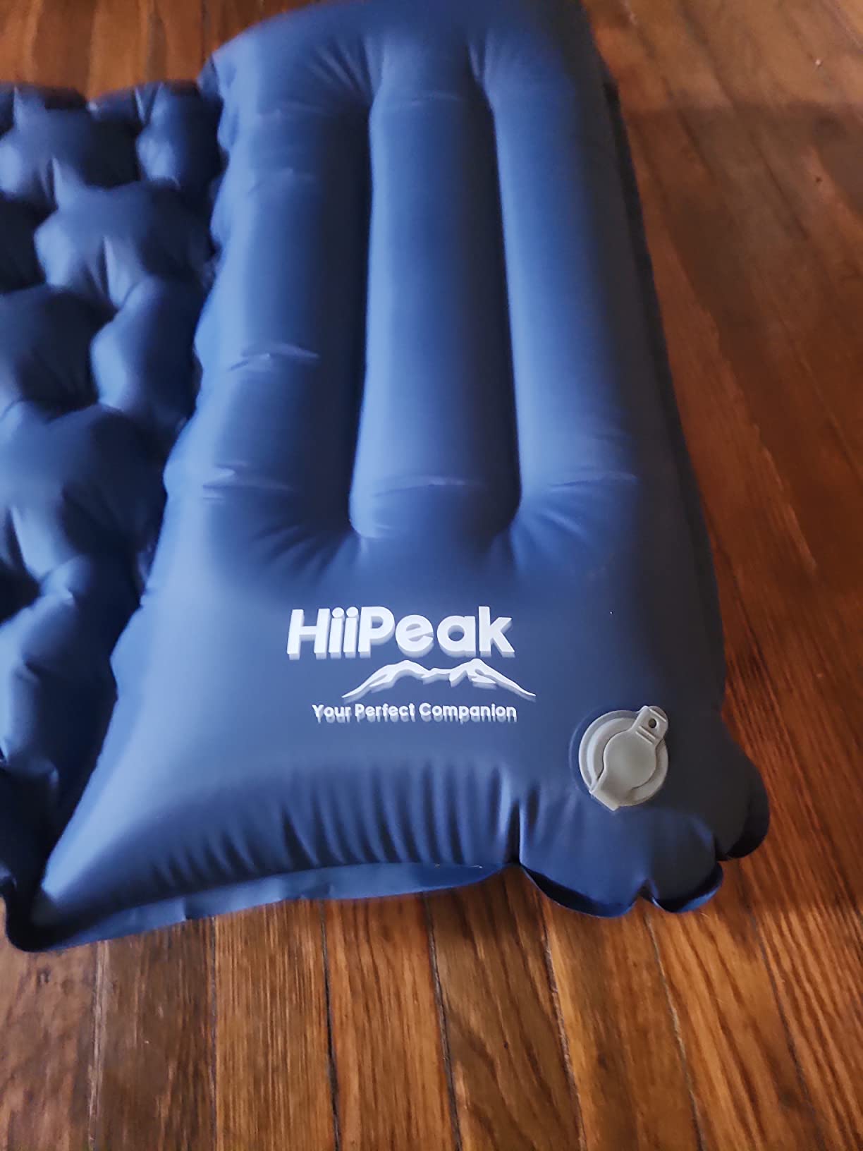 HiiPeak Sleeping Pad for Camping- Ultralight Inflatable Sleeping Mat with Built-in Foot Pump & Pillow, Upgraded Compact Camping Air Mattress for Tent, Backpacking, Hiking customer photo 1