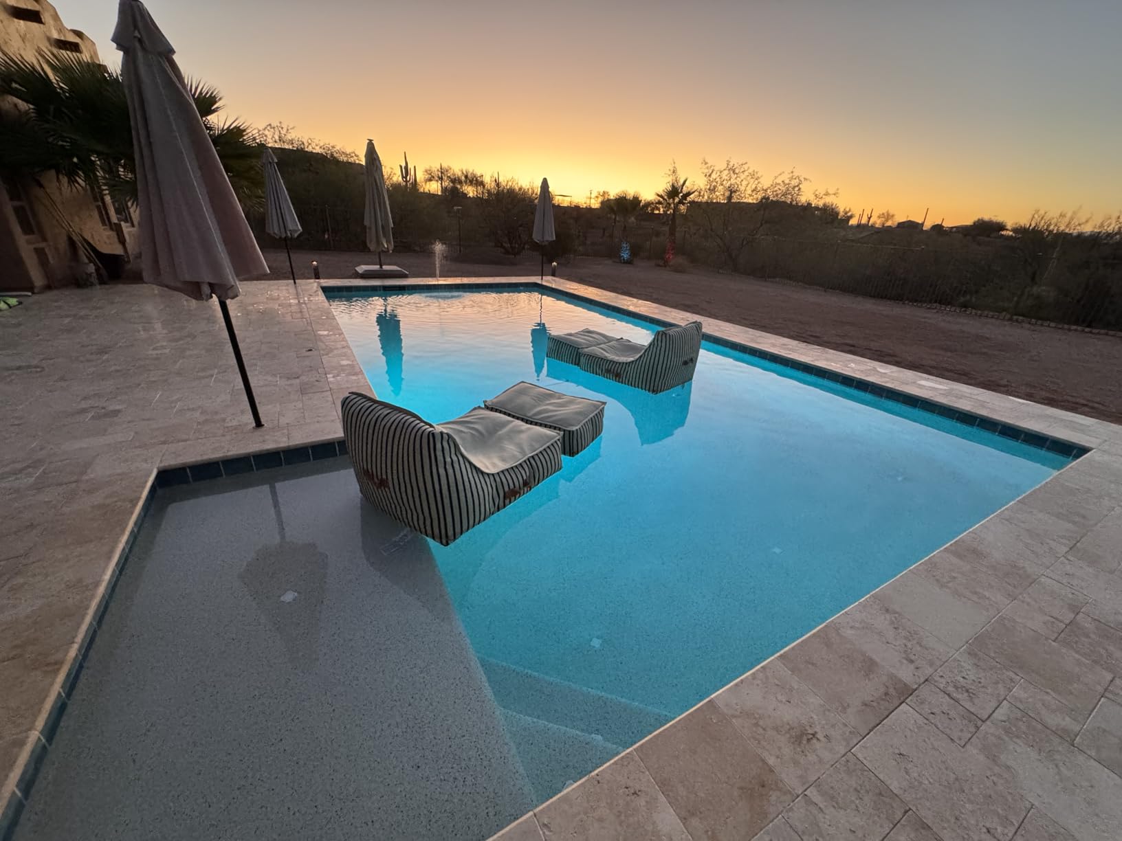Big Joe Lux Sealander Pool Float and Patio Chair, Premier Mesh, Durable UV Protected Polyester Blend, No Inflation Needed customer photo 2