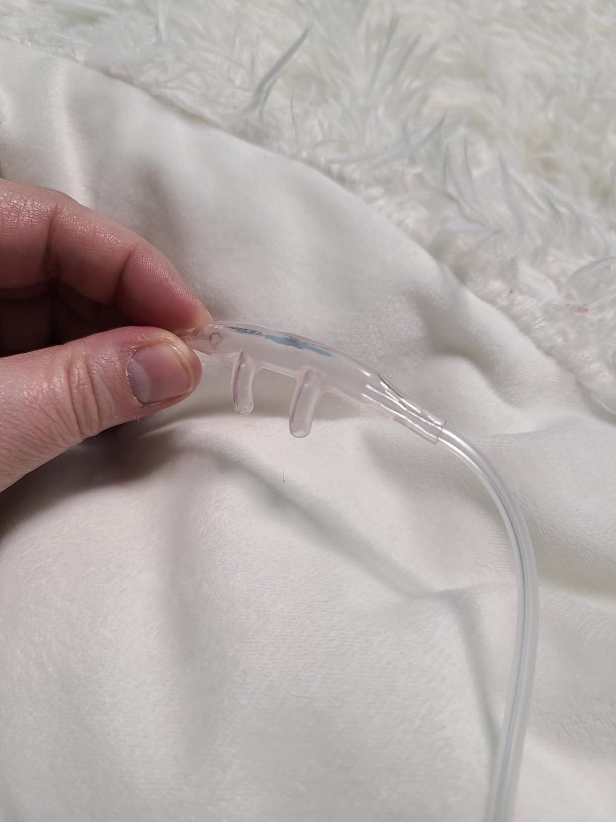 ResOne 7Ft Soft Adult Oxygen Nasal Cannula 5-Pack - Curved Prongs, Crush-Resistant Tubing - Nasal Tubes, Oxygen Concentrator Supplies customer photo 1